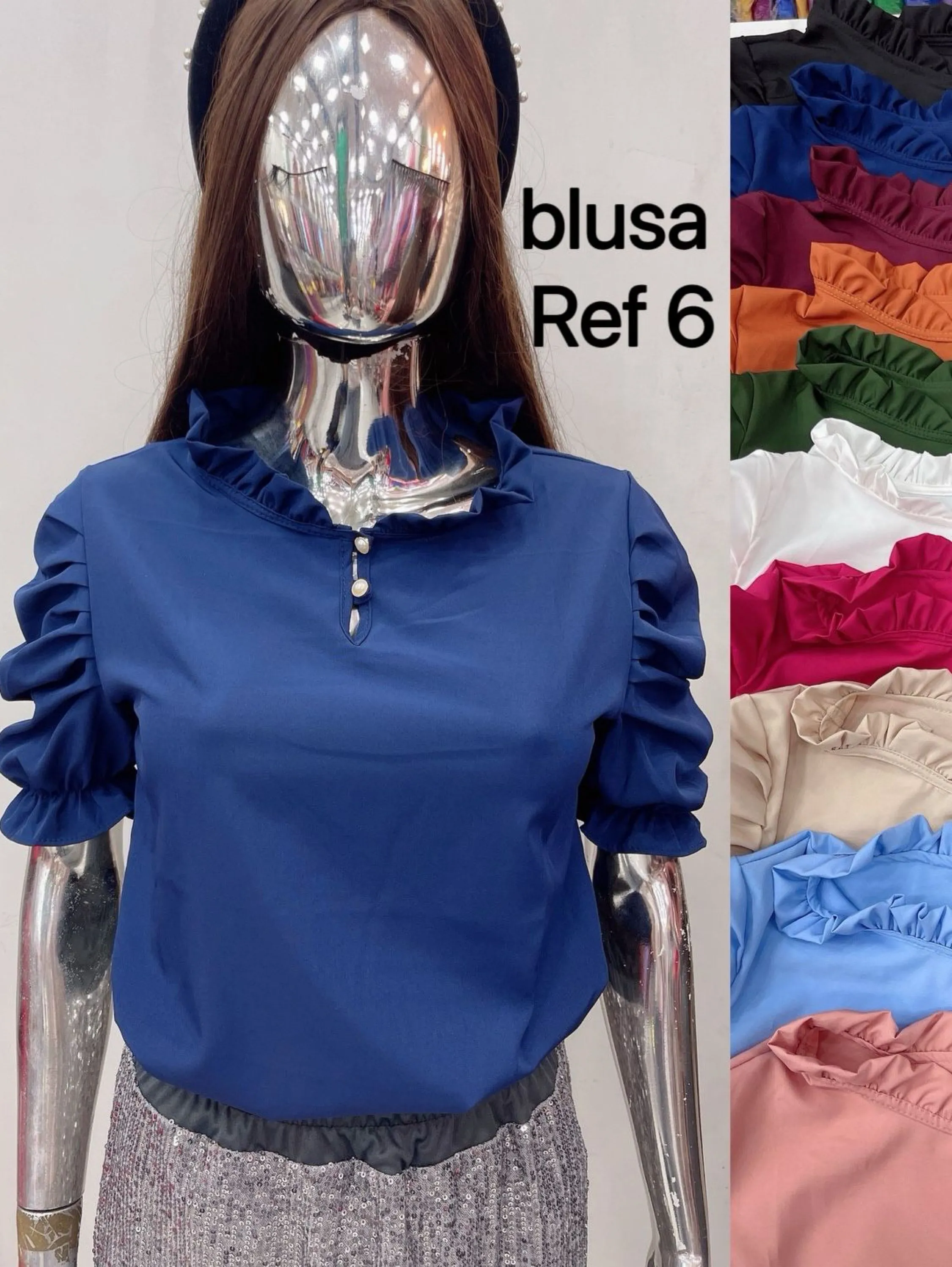 Blusa romântico código 6