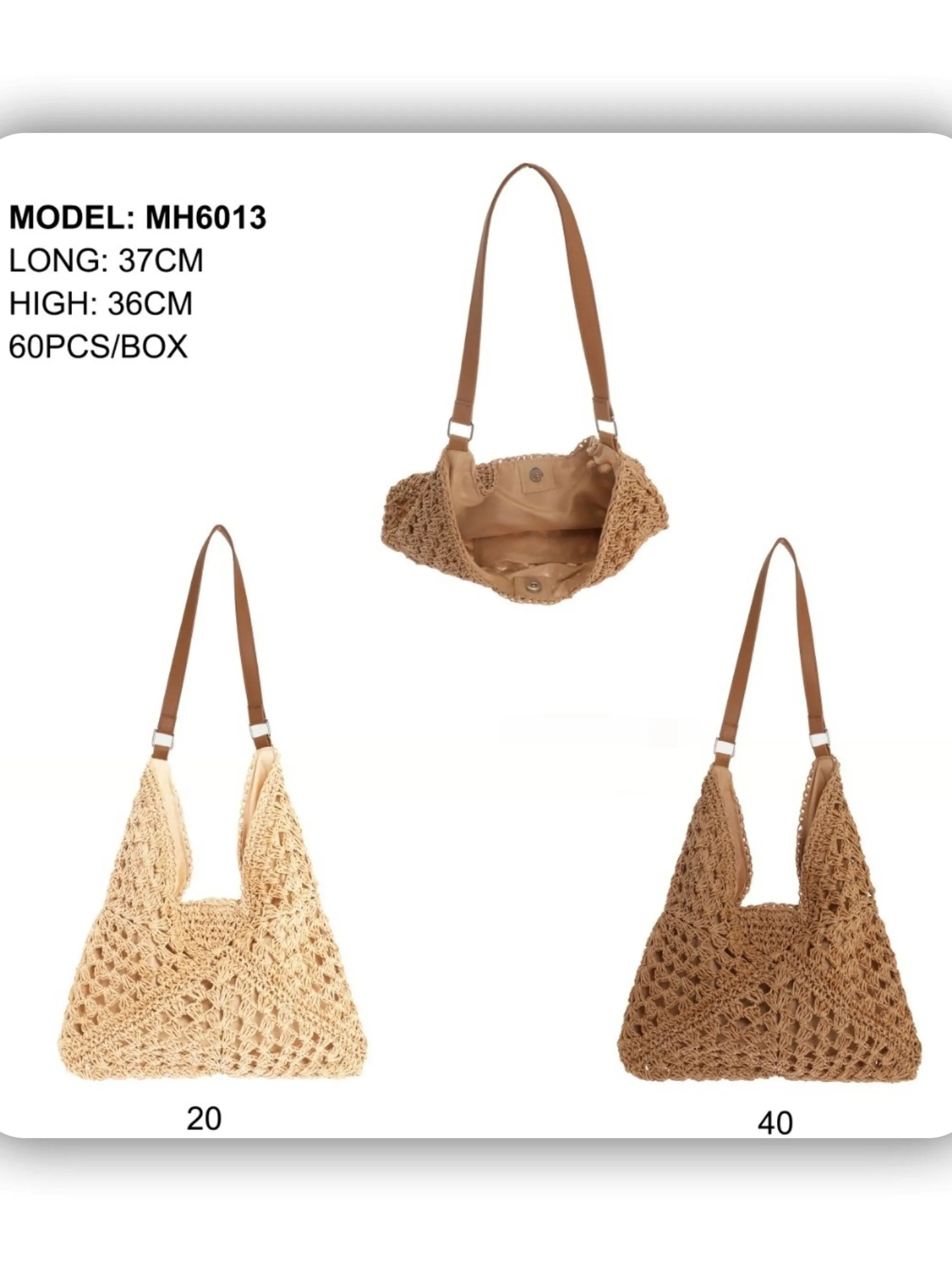 bolsa de praia feminina（MH6013）