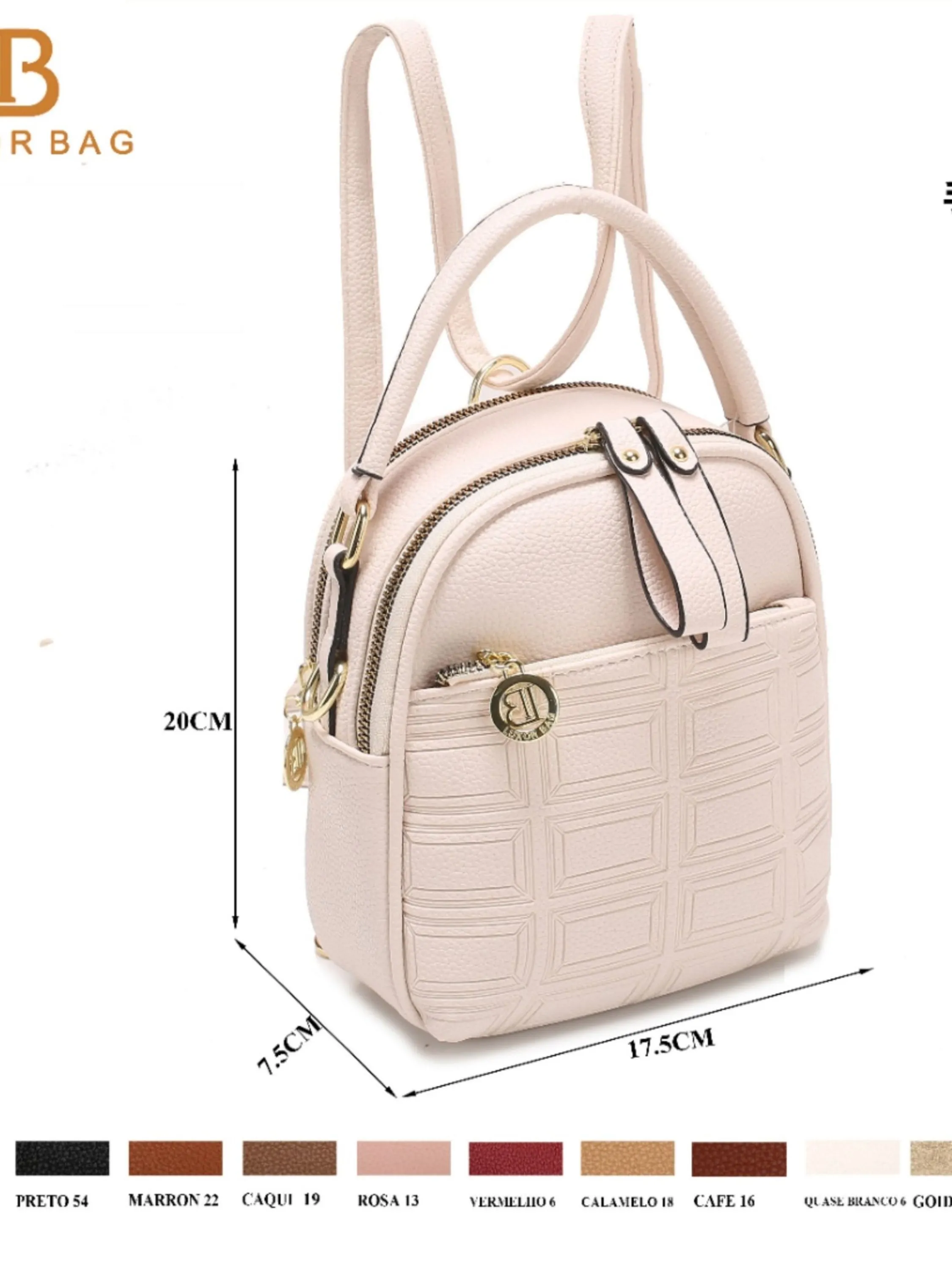 bolsa mochila femenina(60567-2)