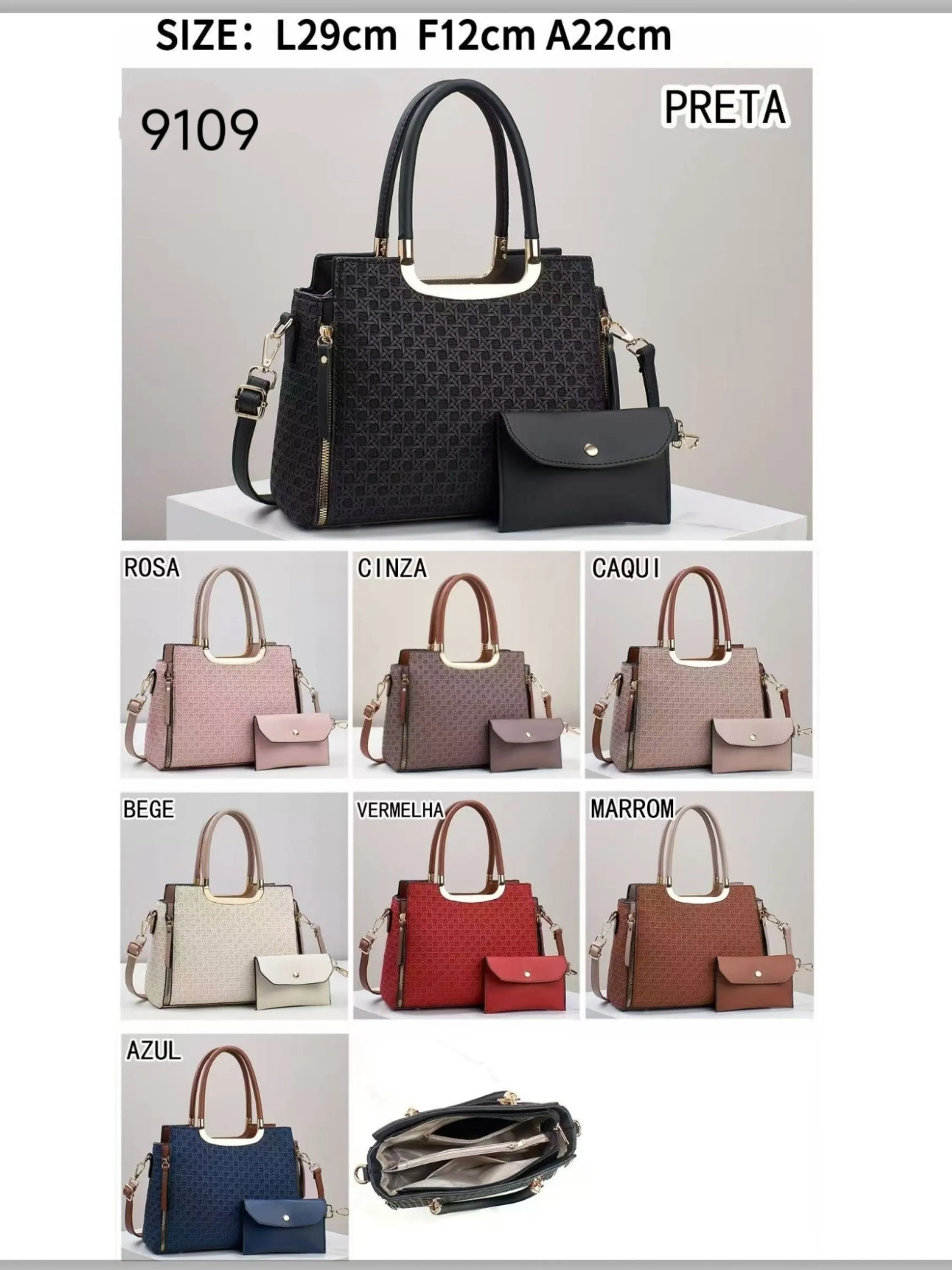 bolsa feminina(9109)