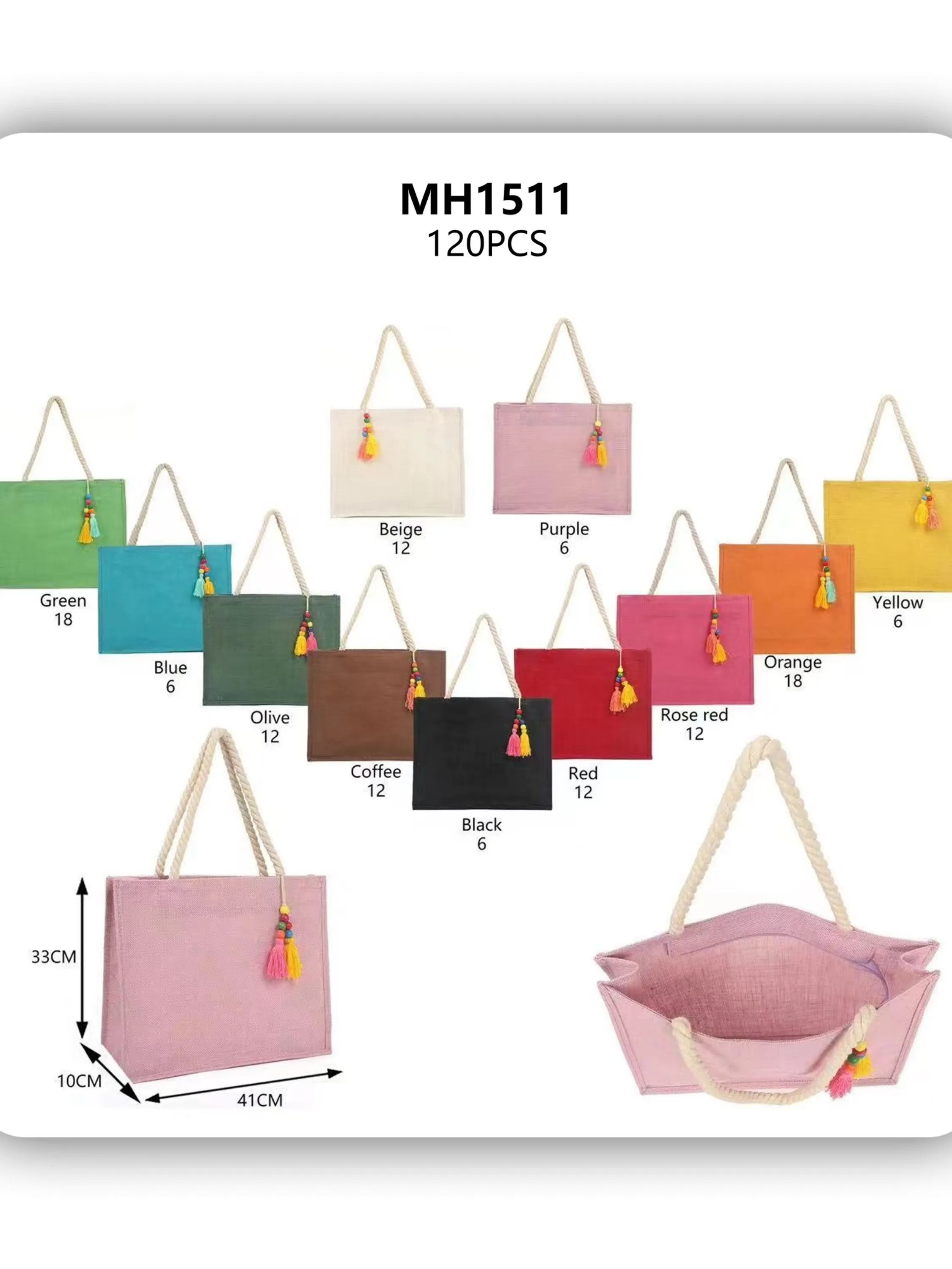 bolsa de praia feminina(MH1511)