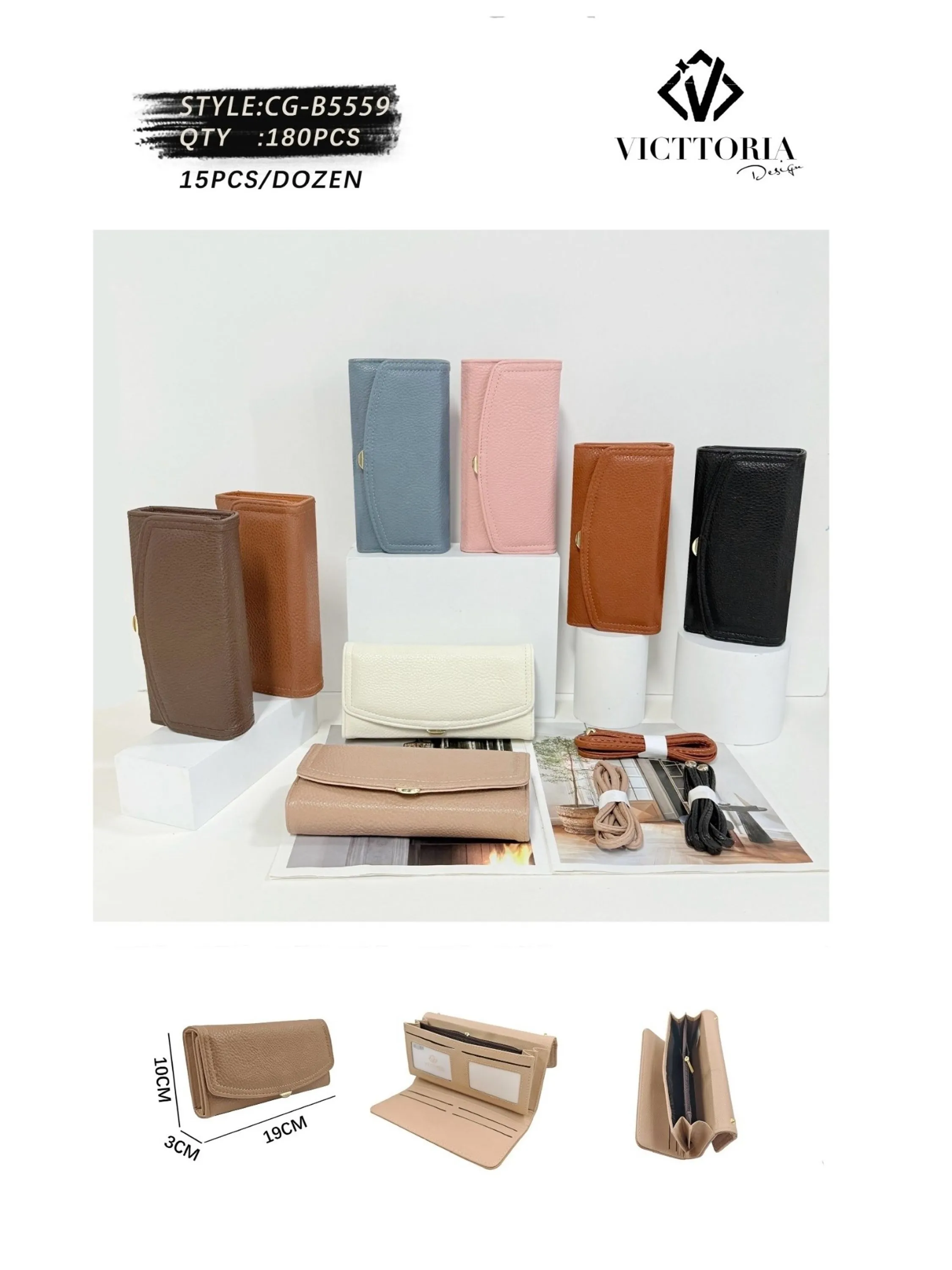 carteira femenina(B5559)