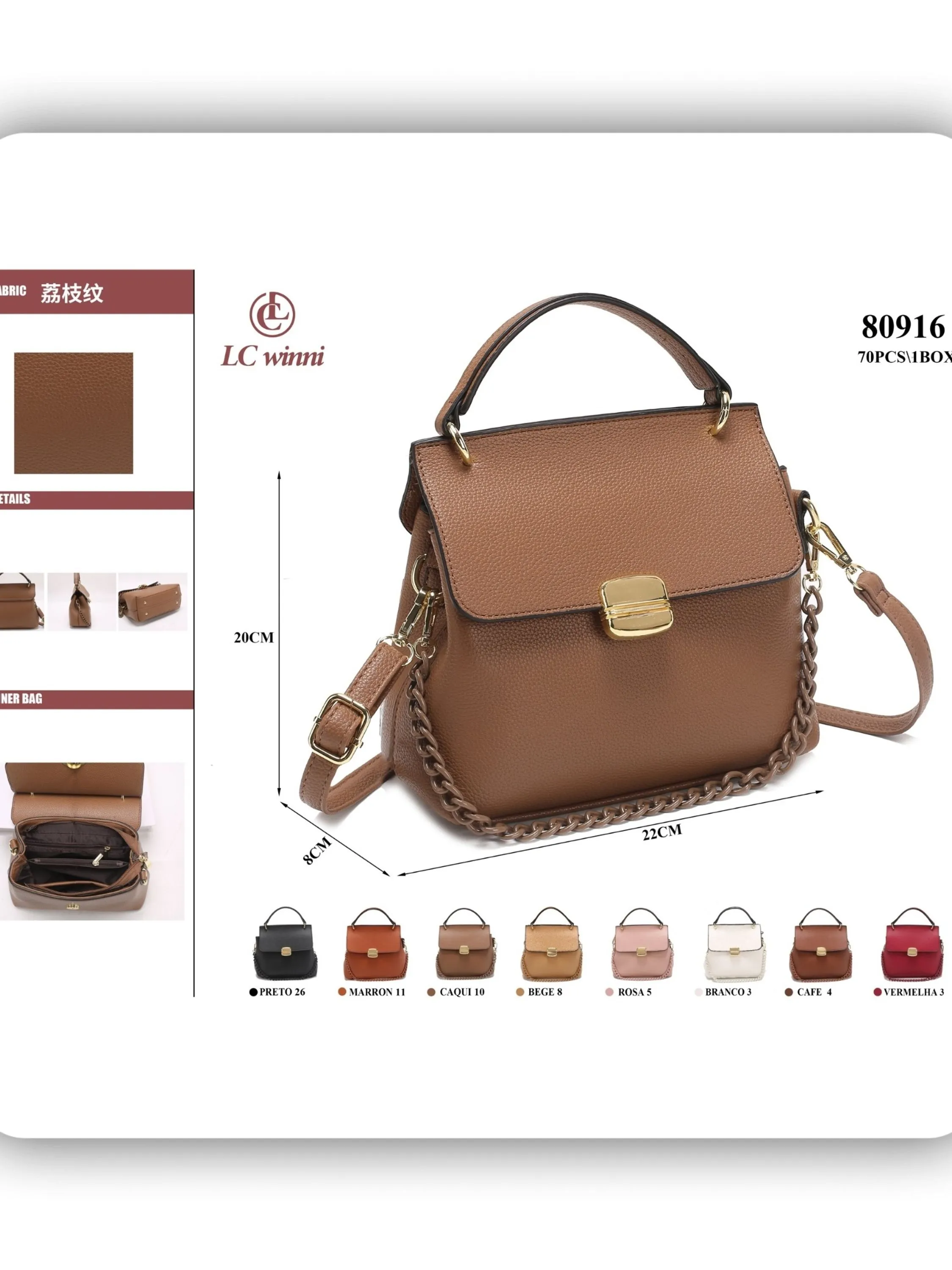 bolsa feminina（80916）