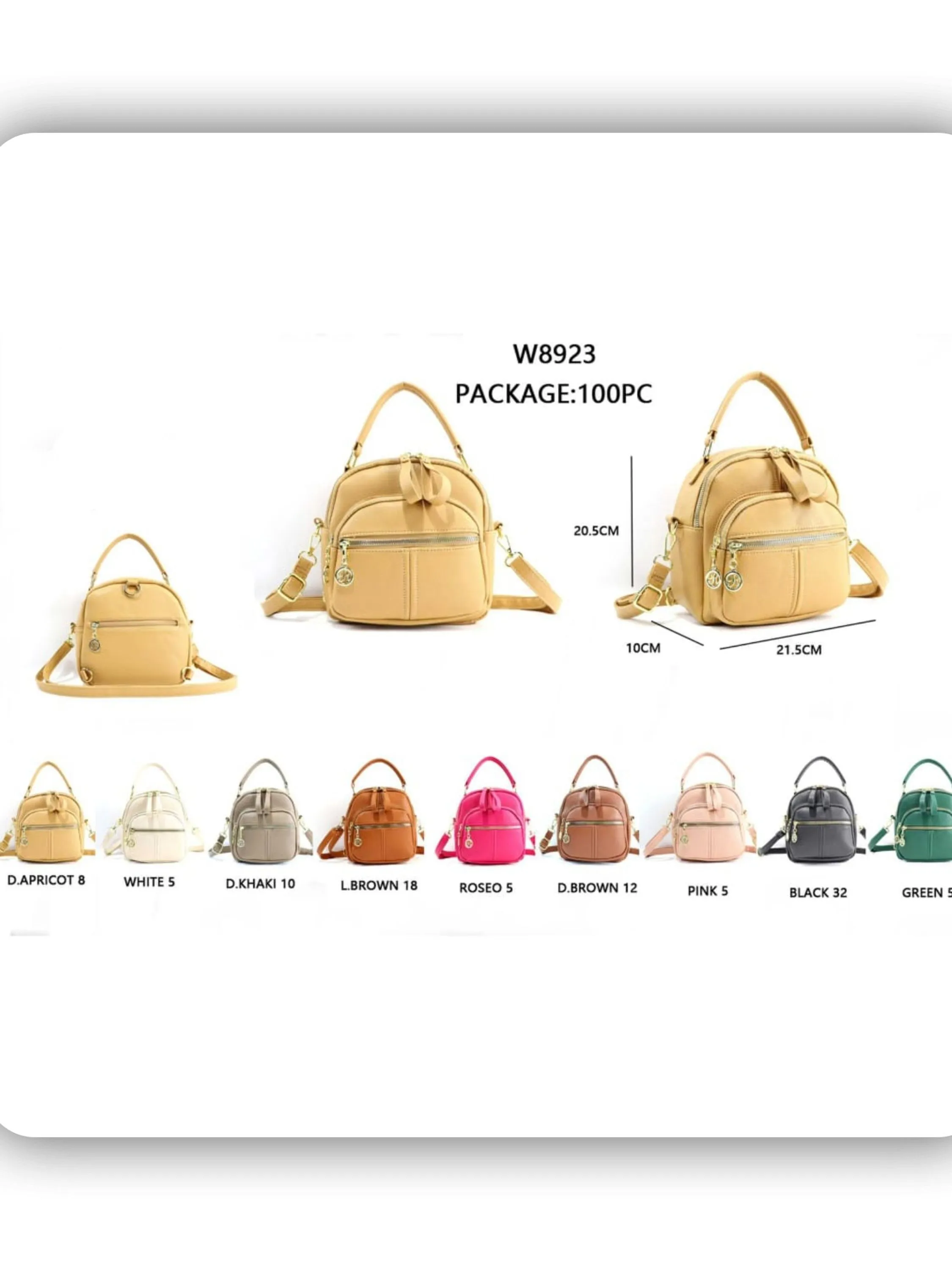 bolsa mochila femenina(W8923)