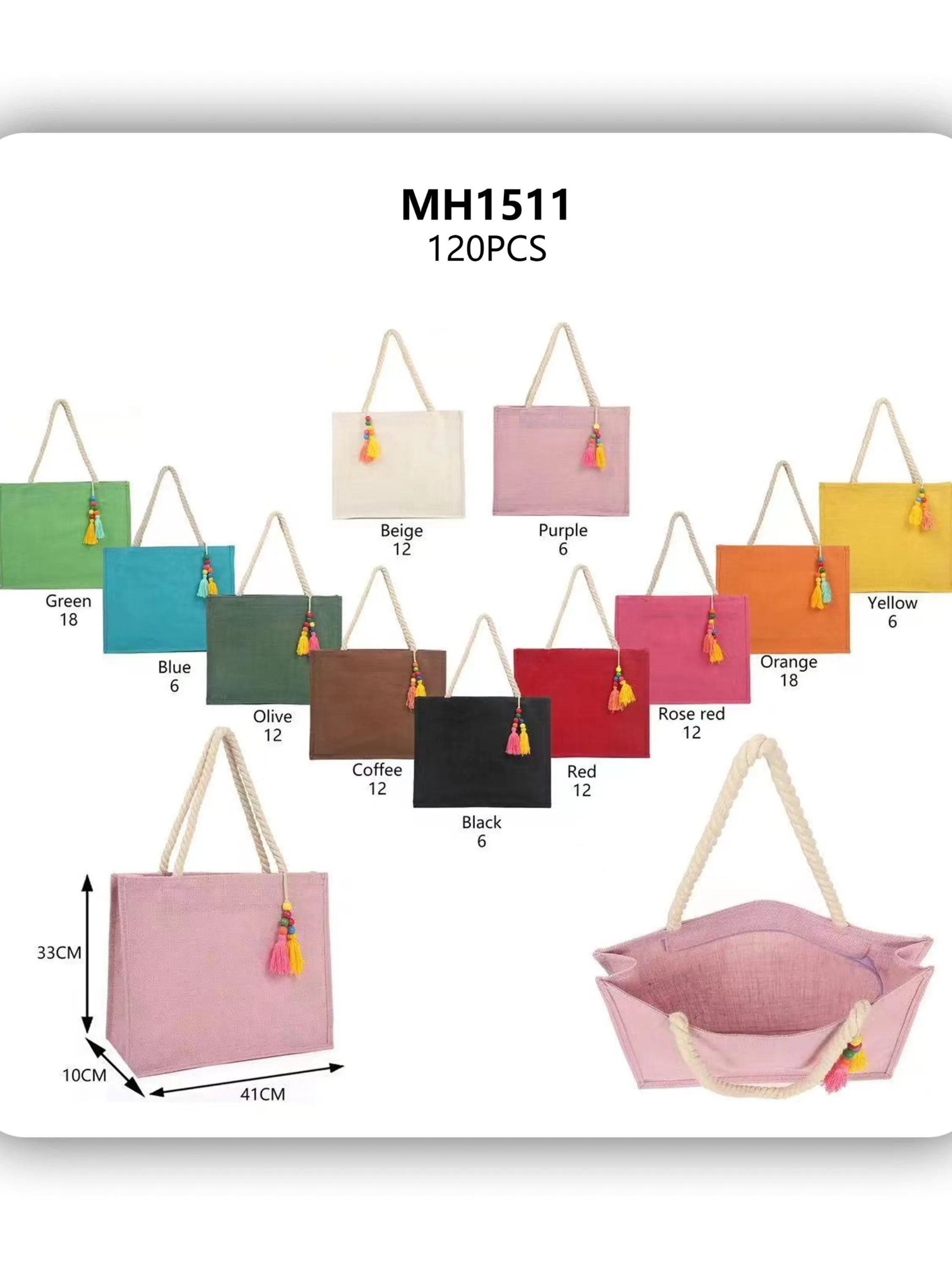 bolsa de praia feminina(MH1511)