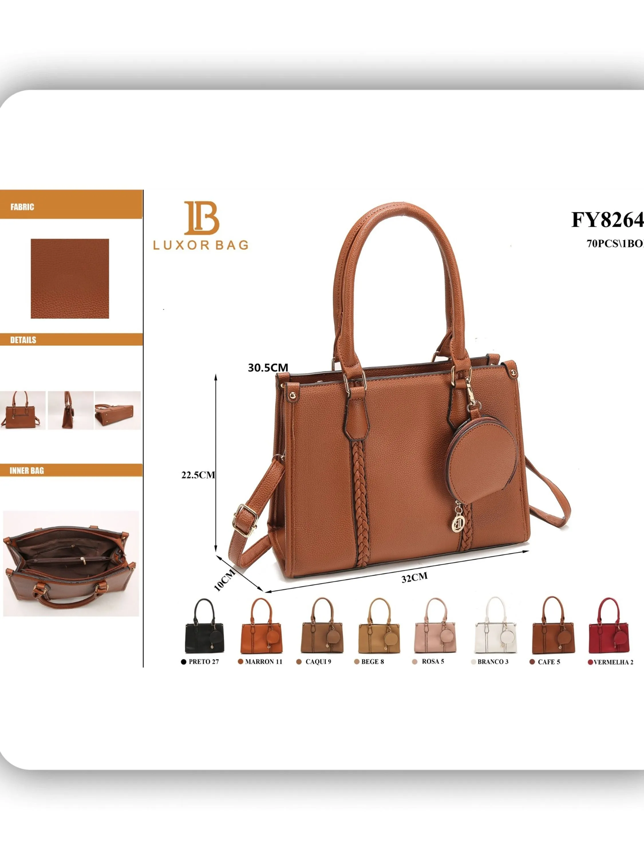 bolsa feminina (FY8264-2)