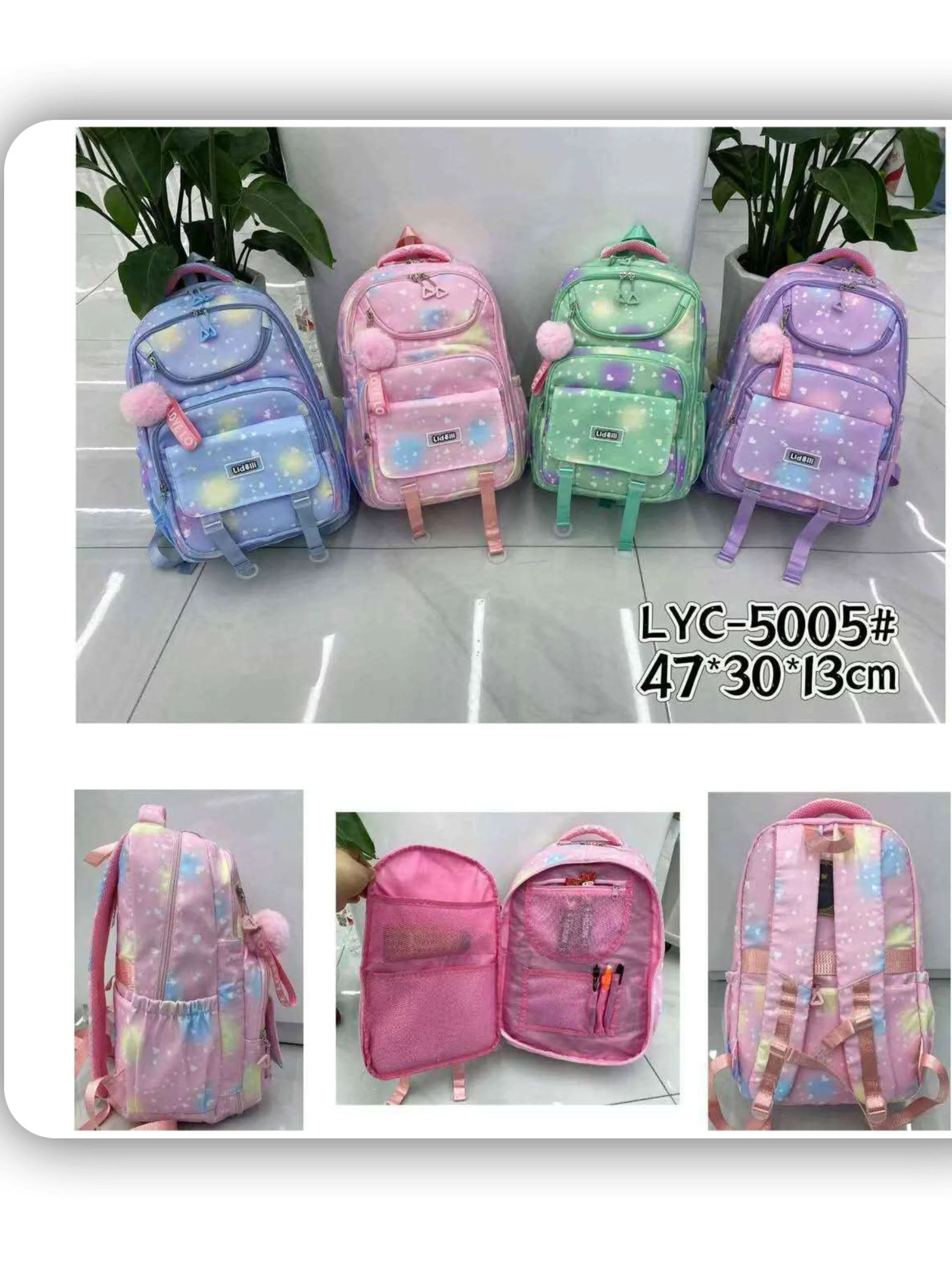 Mochilas meninas e meninos(LYC-5005)