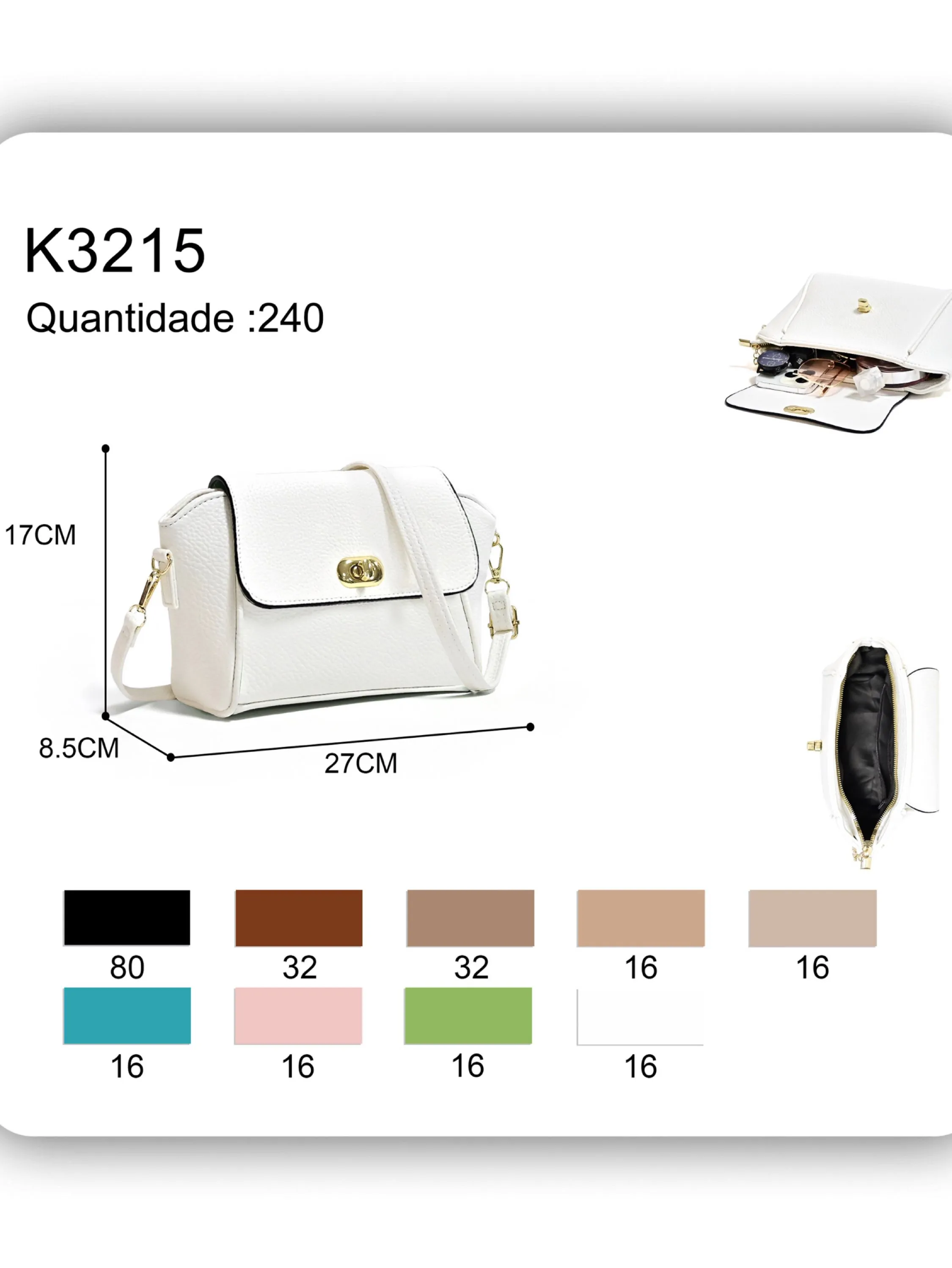 Bolsa feminina (k3215)