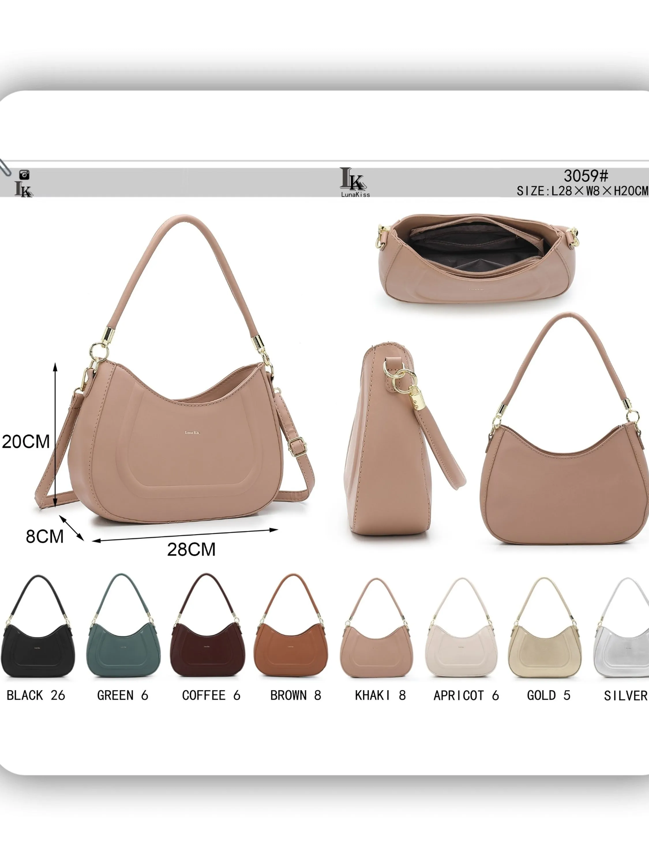 bolsa feminina(3059)