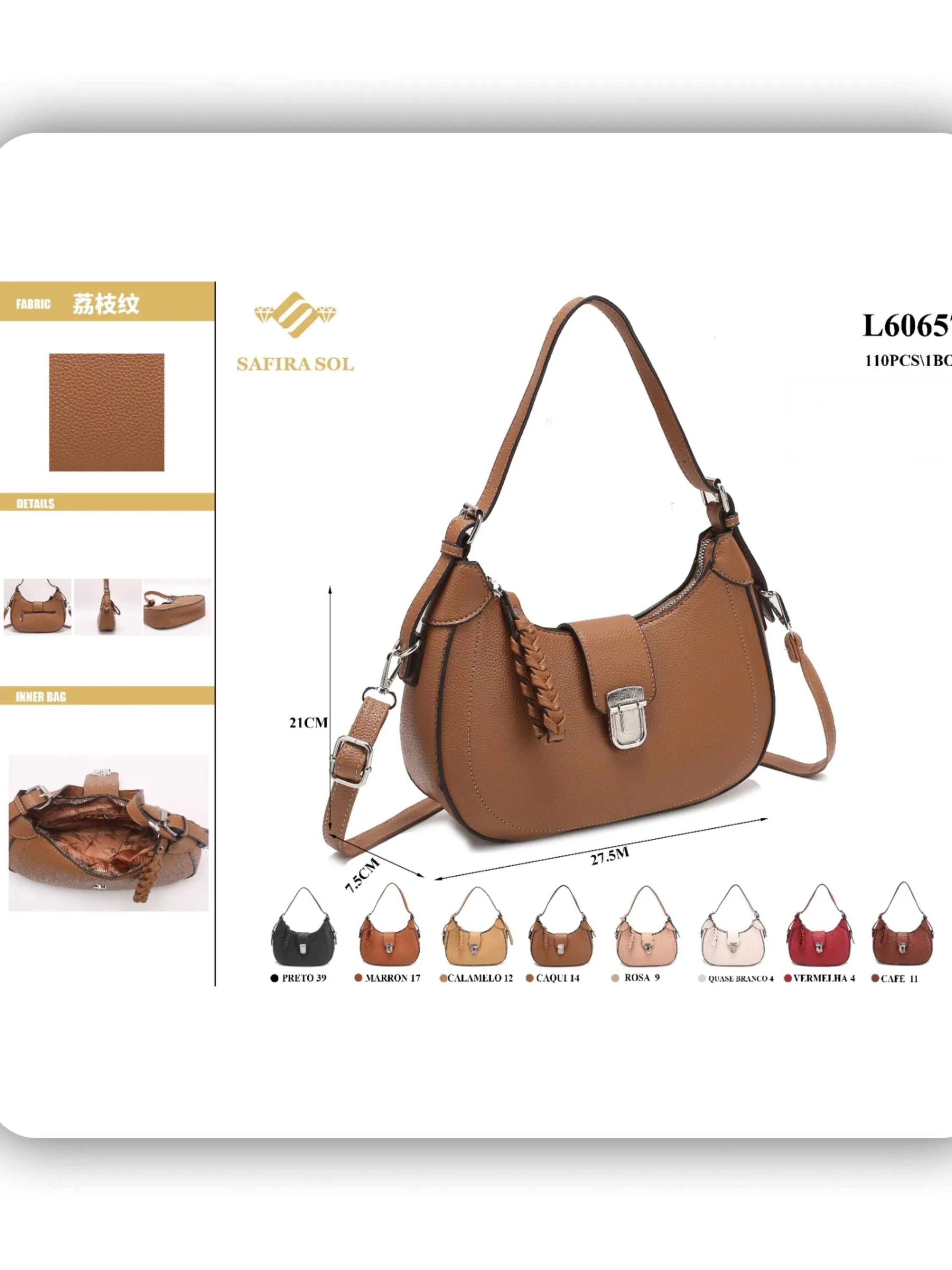 bolsa feminina（L60657）