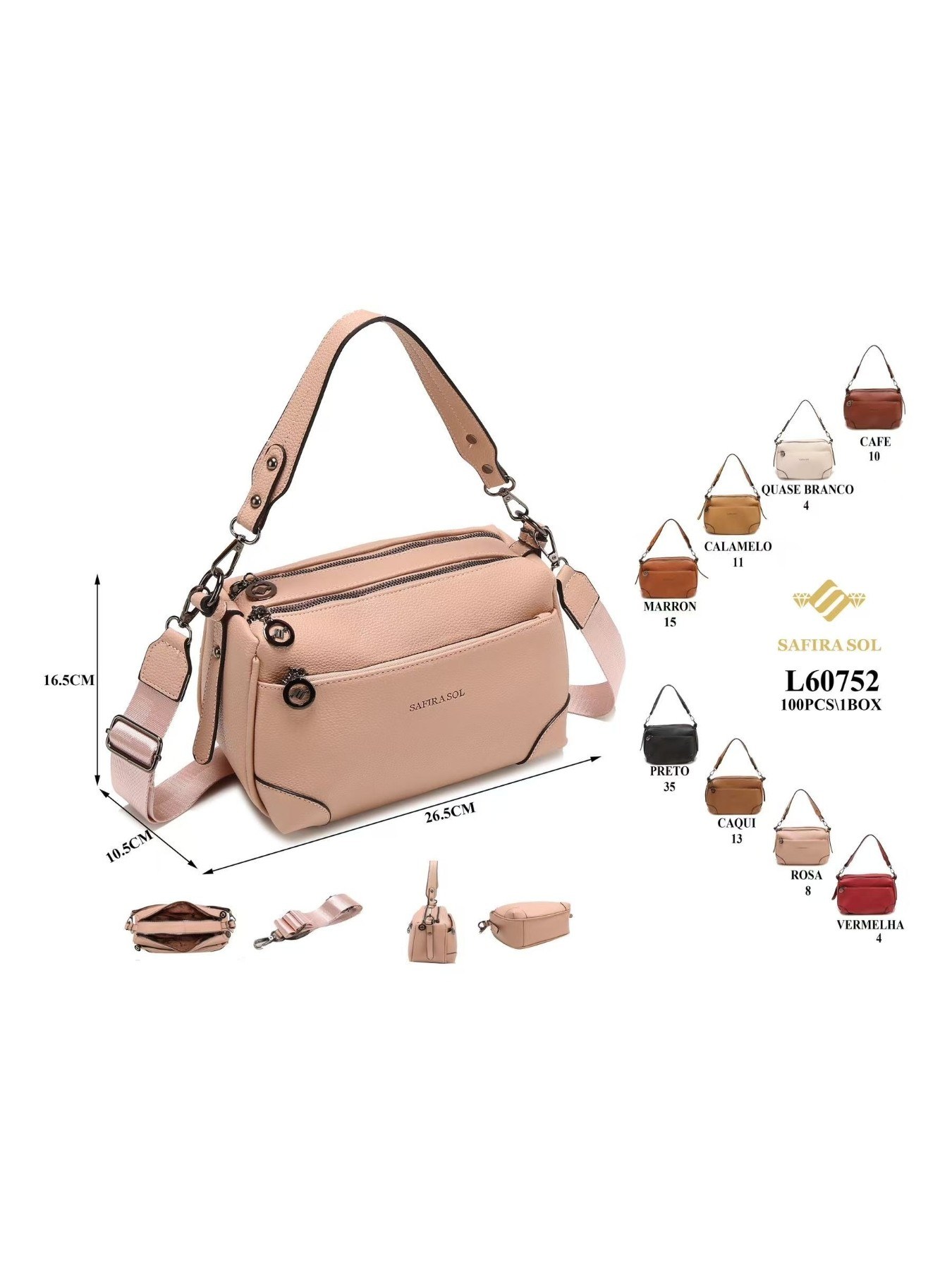 bolsa feminina（L60752）