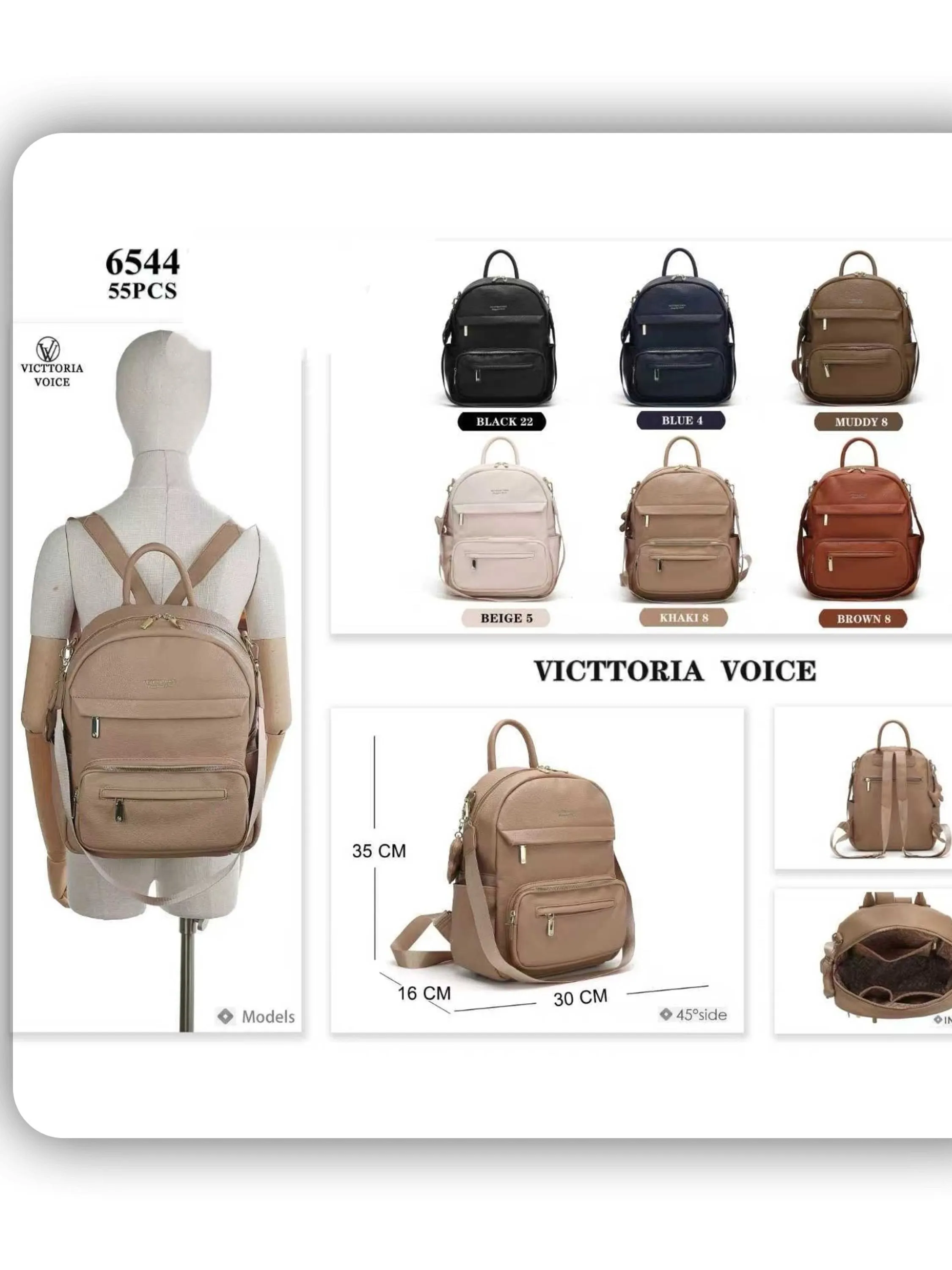 Mochila femenina（6544）