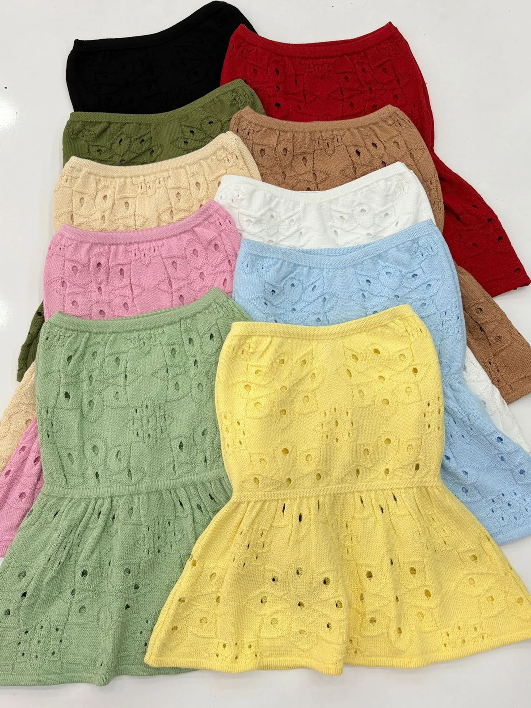 Regata peplum feminina tricô modal