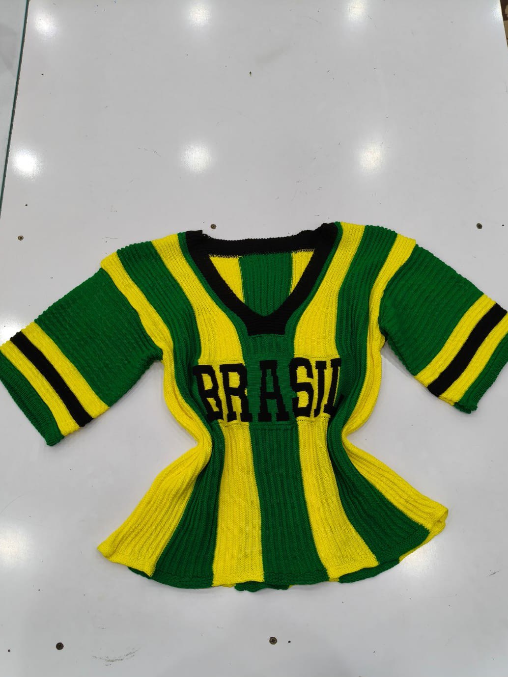 Blusa de tricô do Brasil