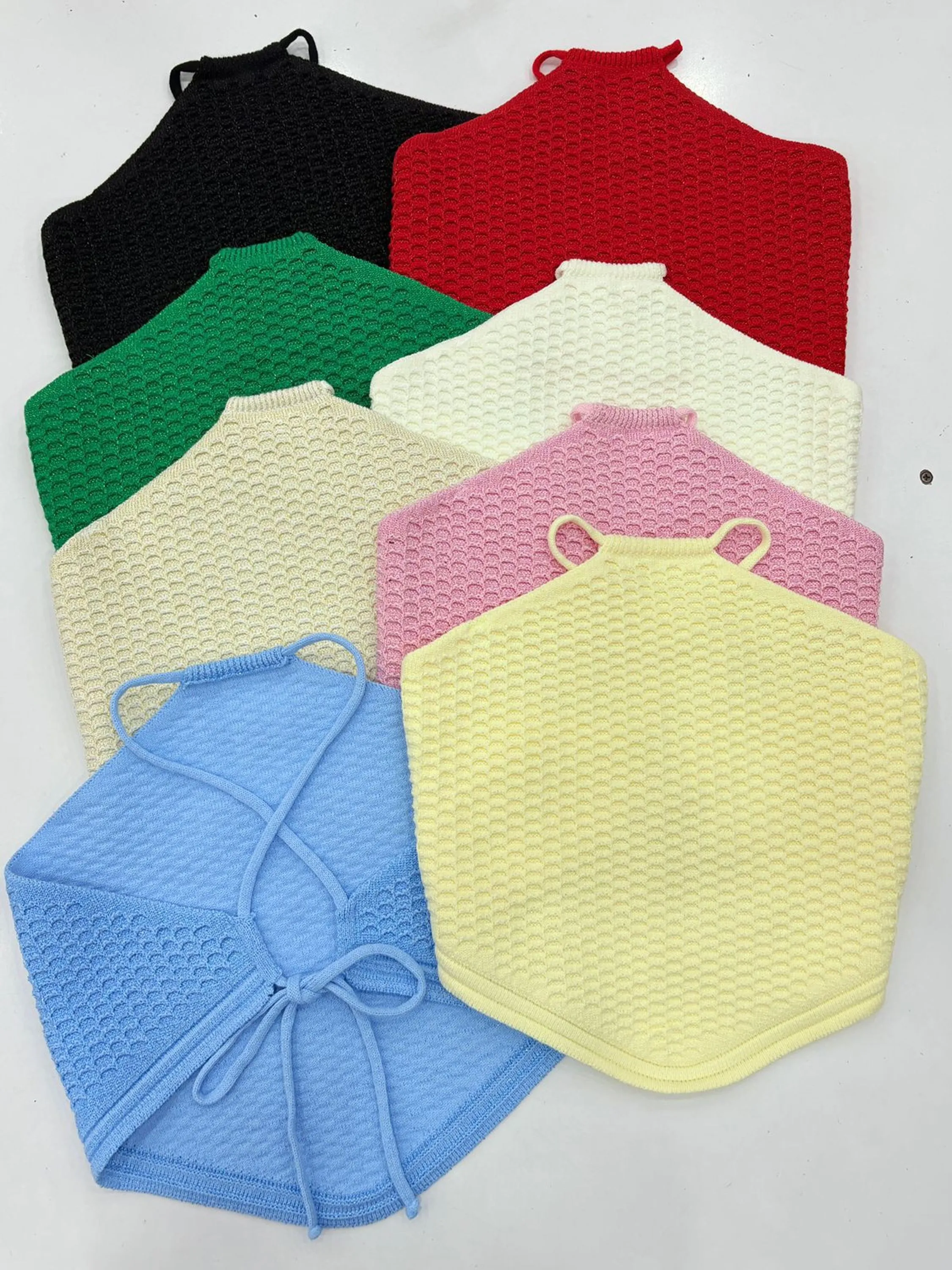 Cropped com lurex brilho trico modal