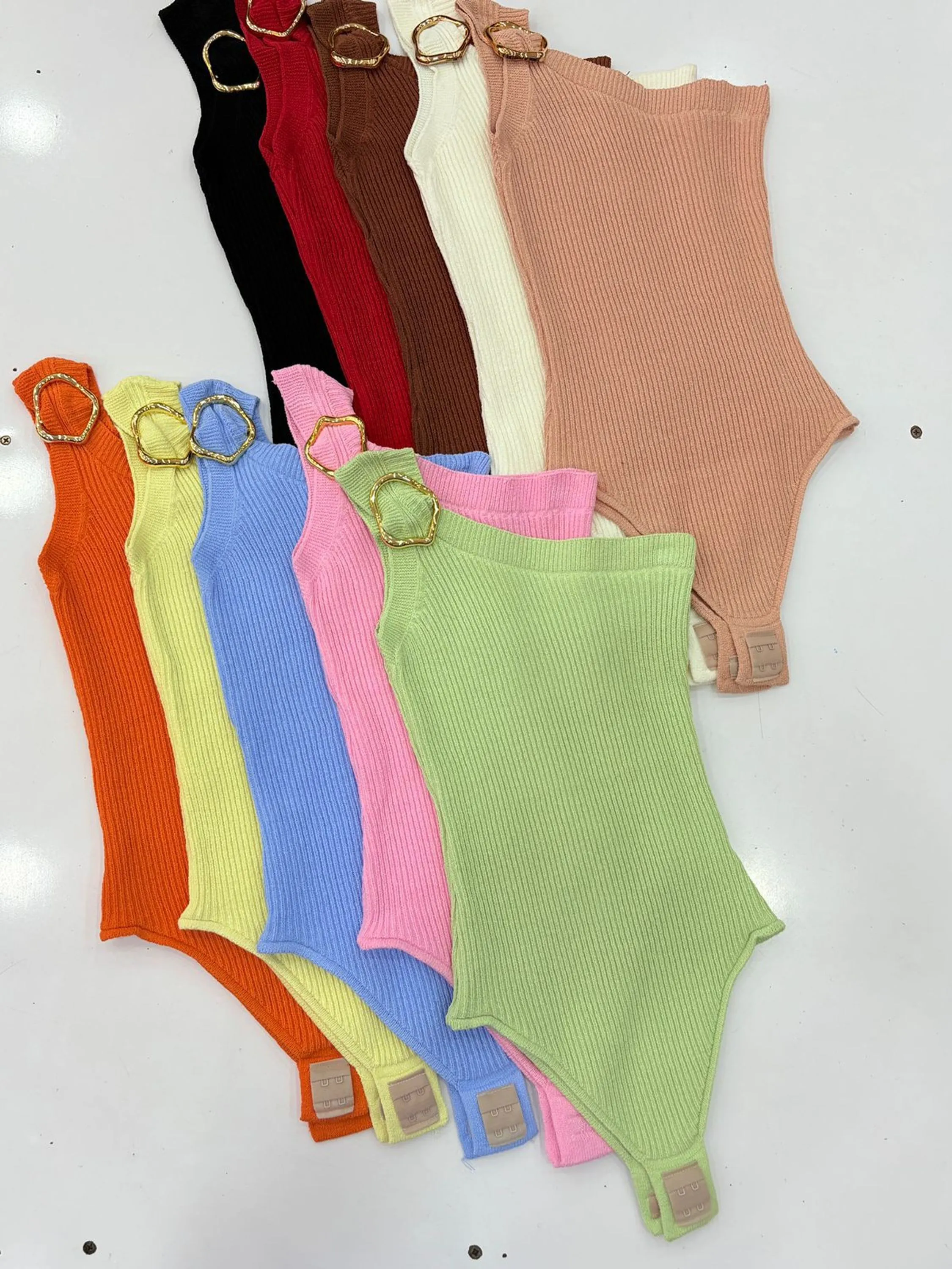 Body Feminino Tricô Modal