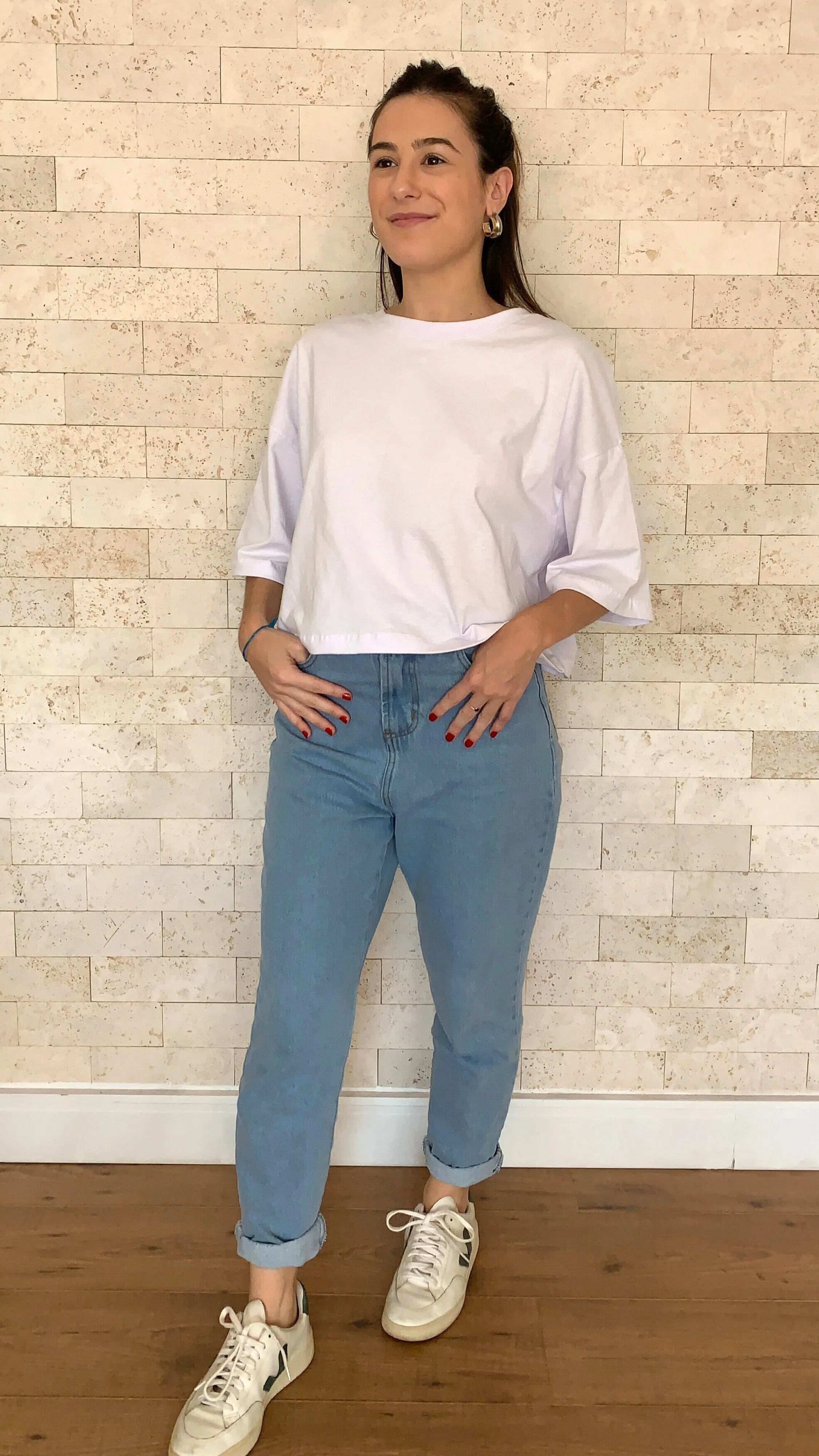 Calça Jeans Feminina Mom Básica