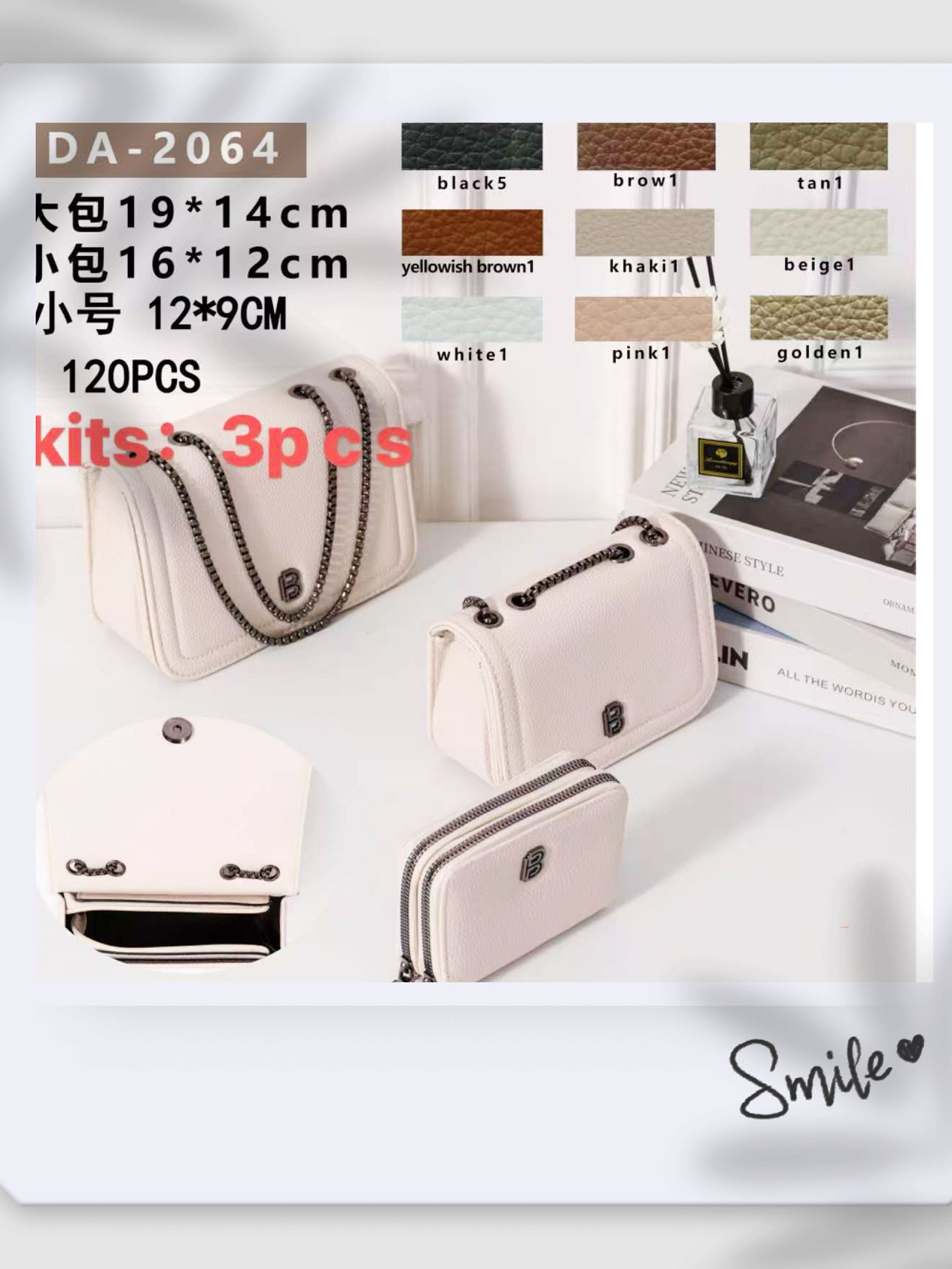 Bolsa kit com 3 peça 2064