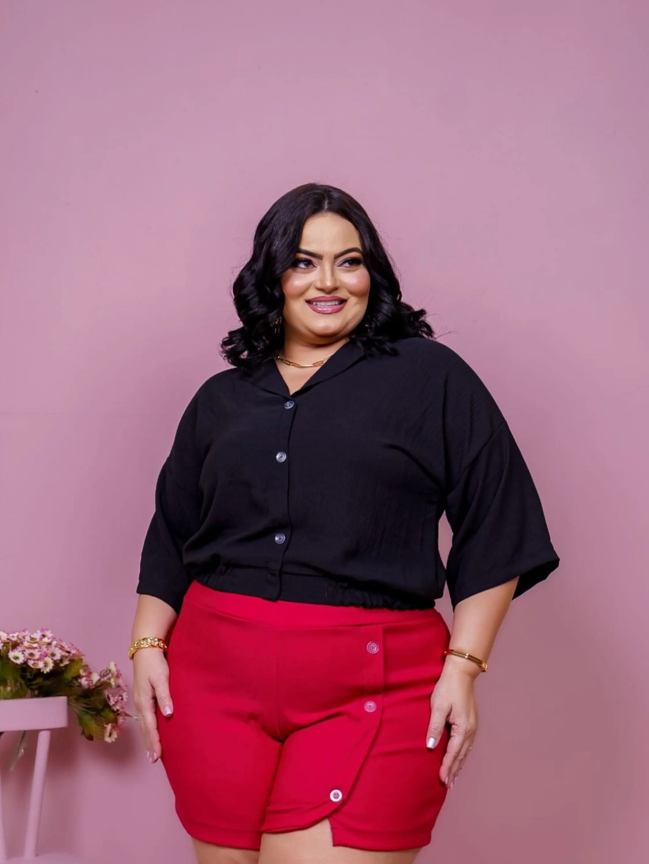 Conjunto feminino plus size