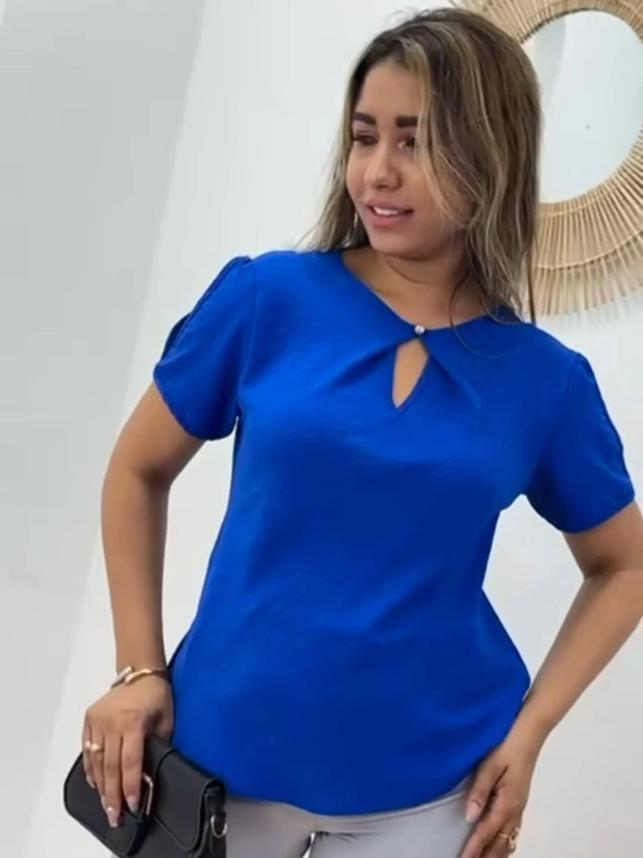 Blusas em viscolinho