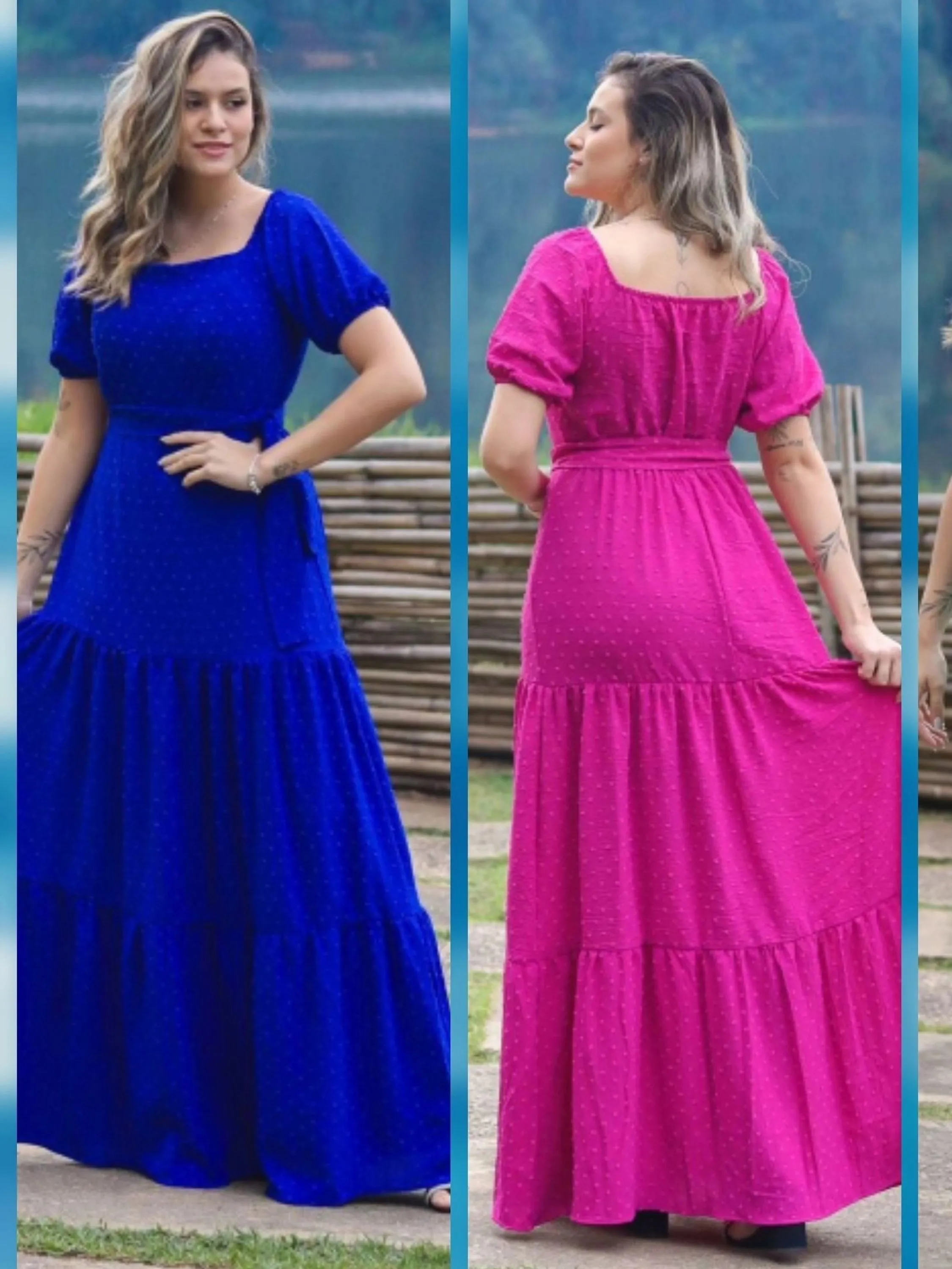 Vestido em viscolinho