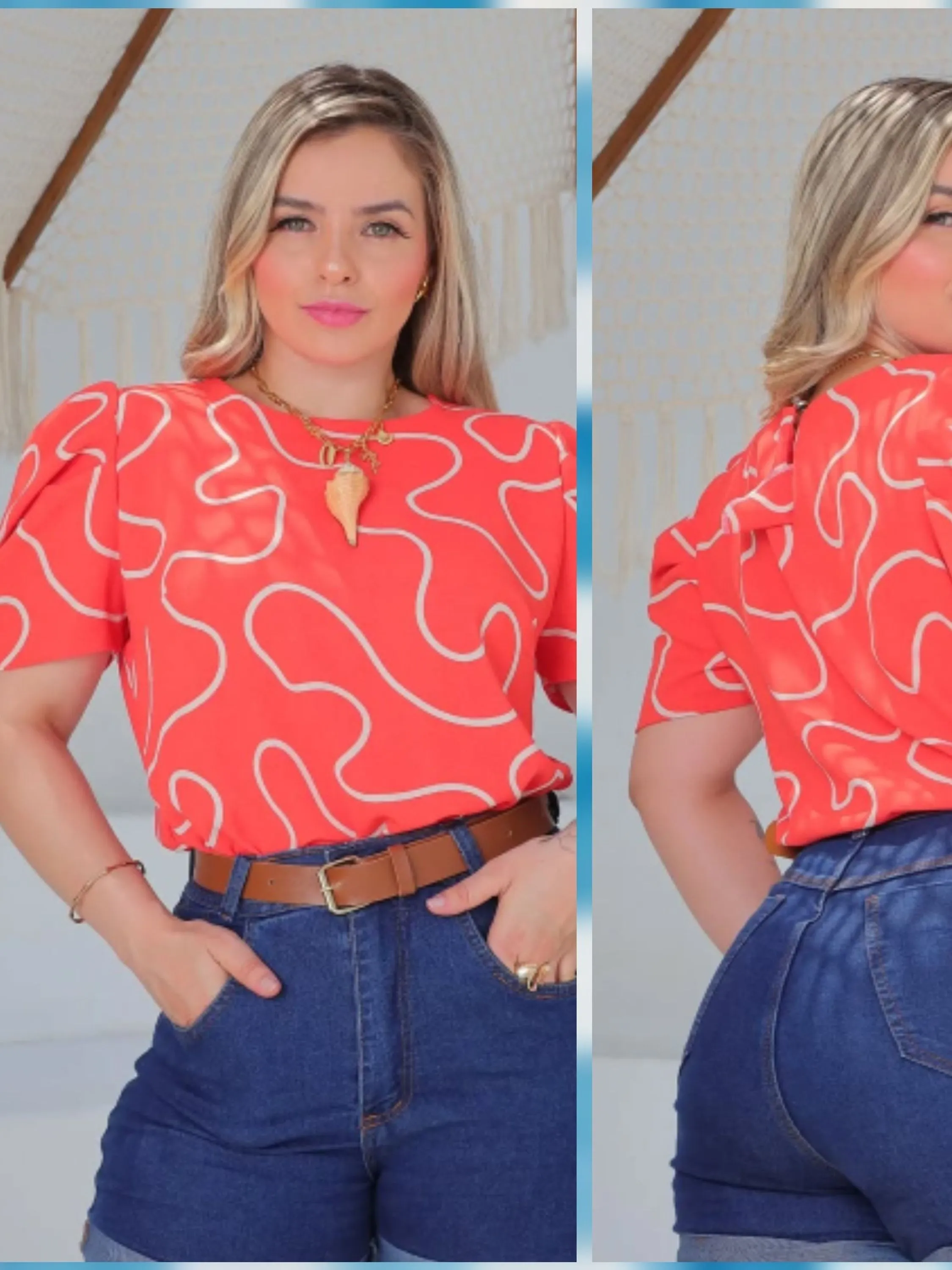 Blusa plus em viscolinho