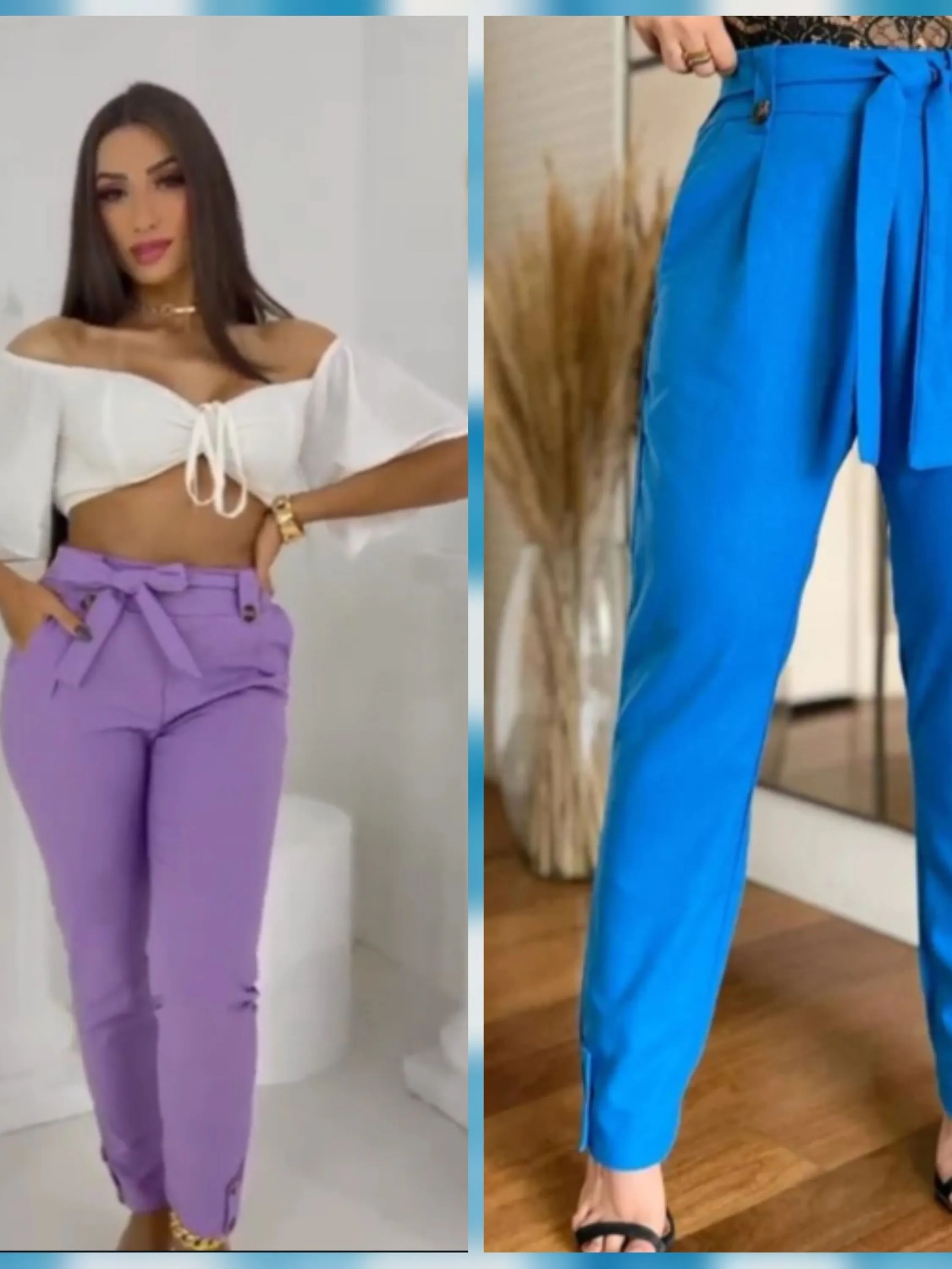 Calça capri em linho