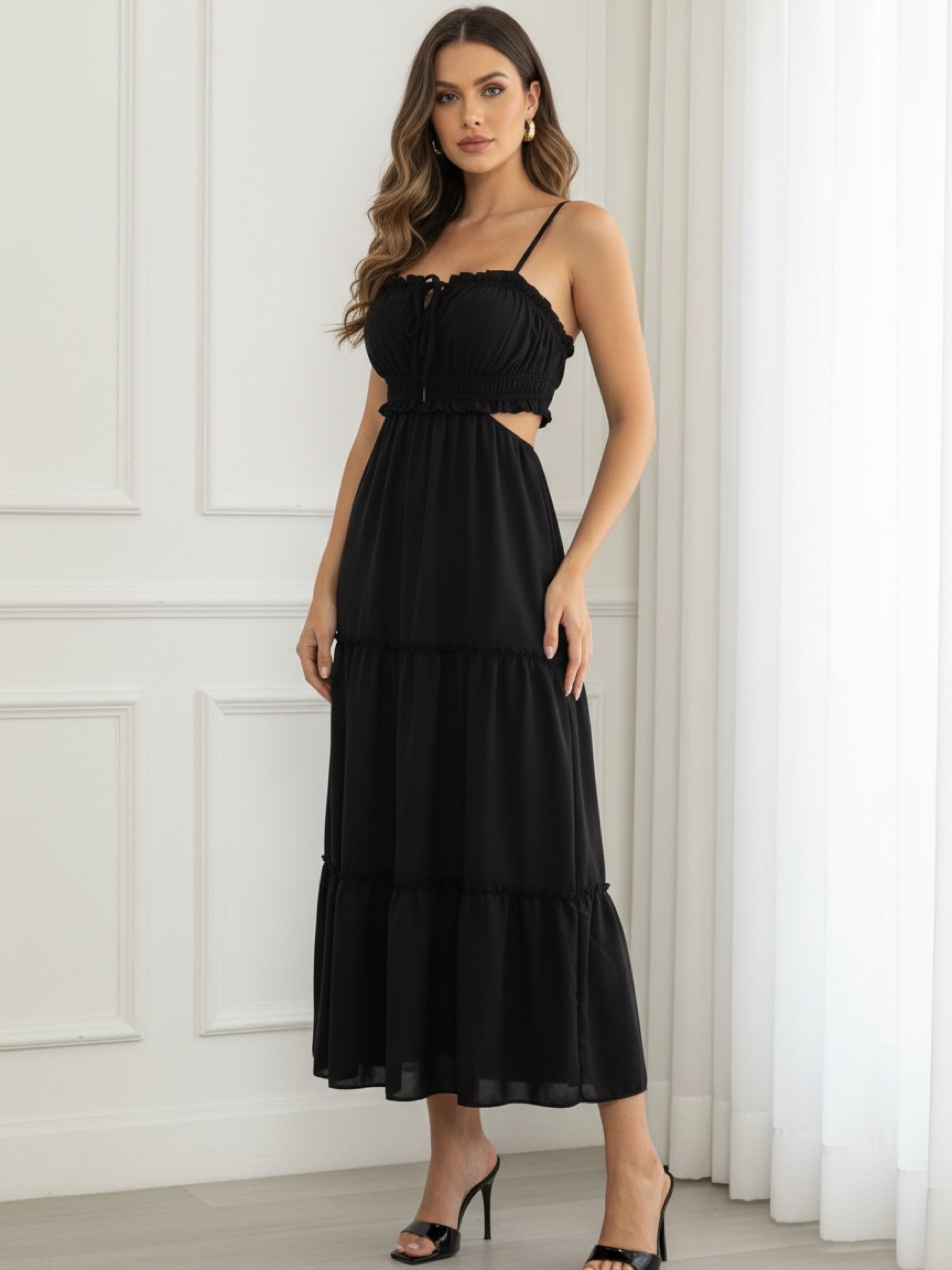 Vestido Bárbara midi