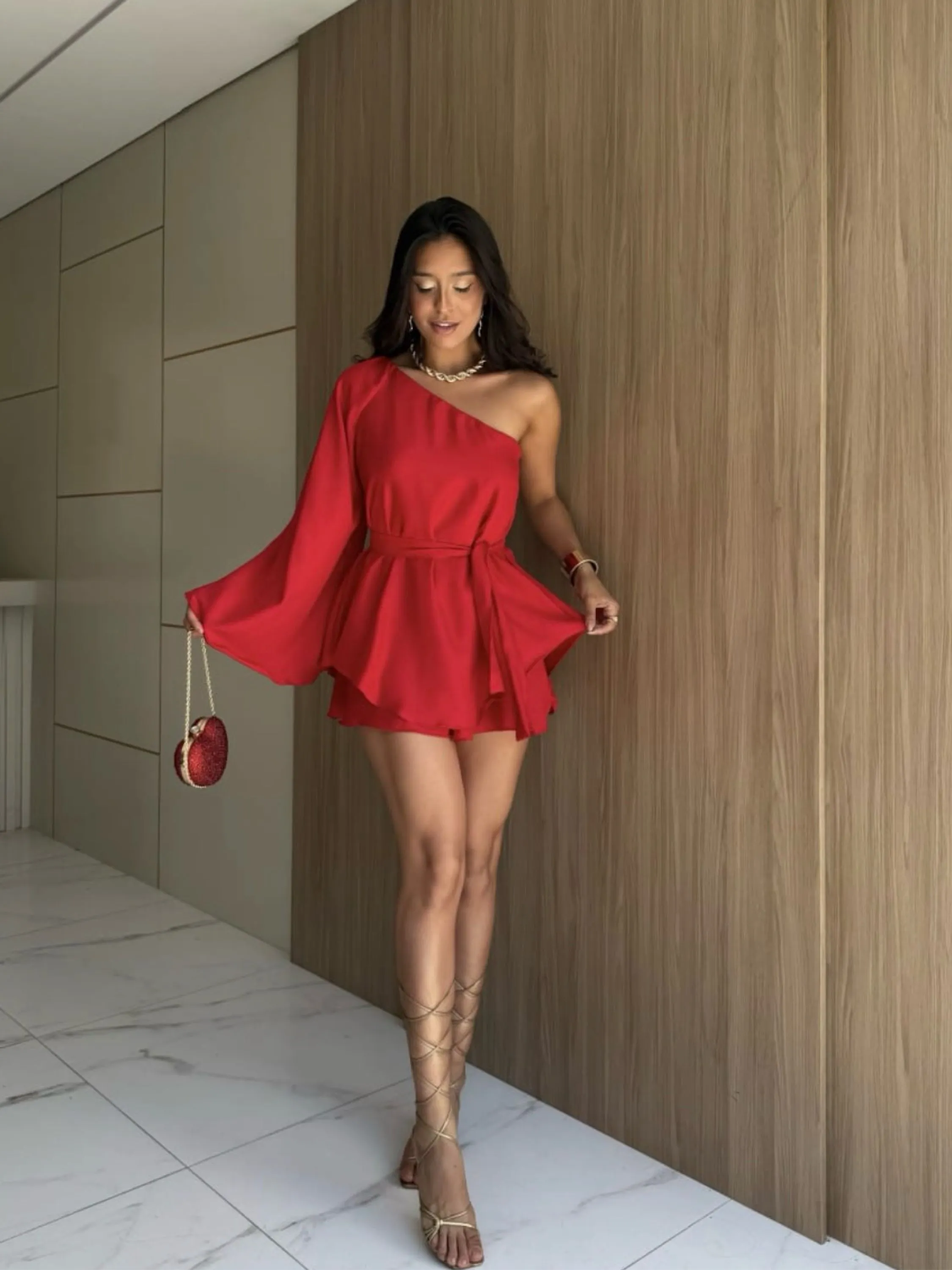 Macaquinho Bruna nula manga