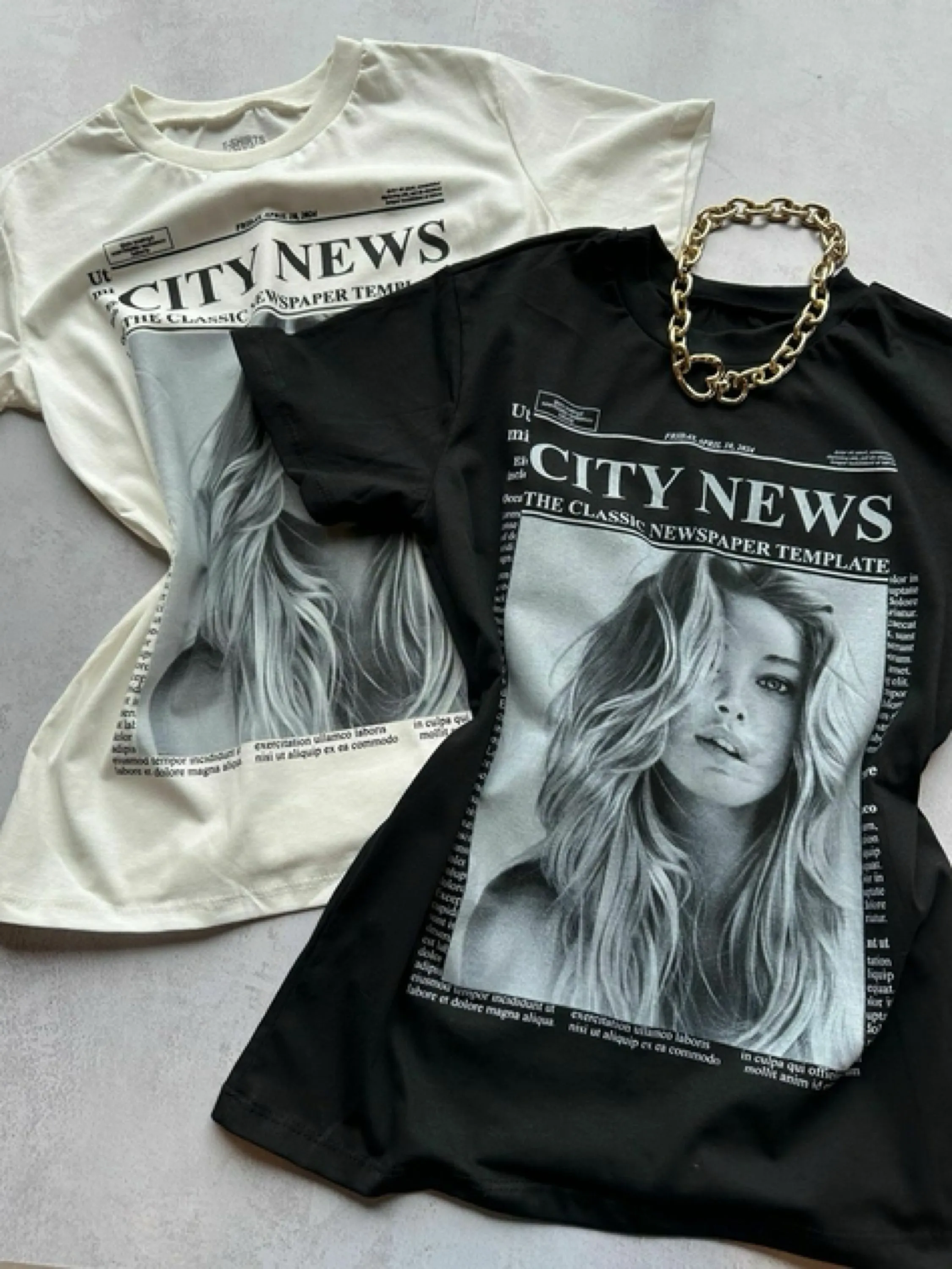 T-shirt CITY NEWS