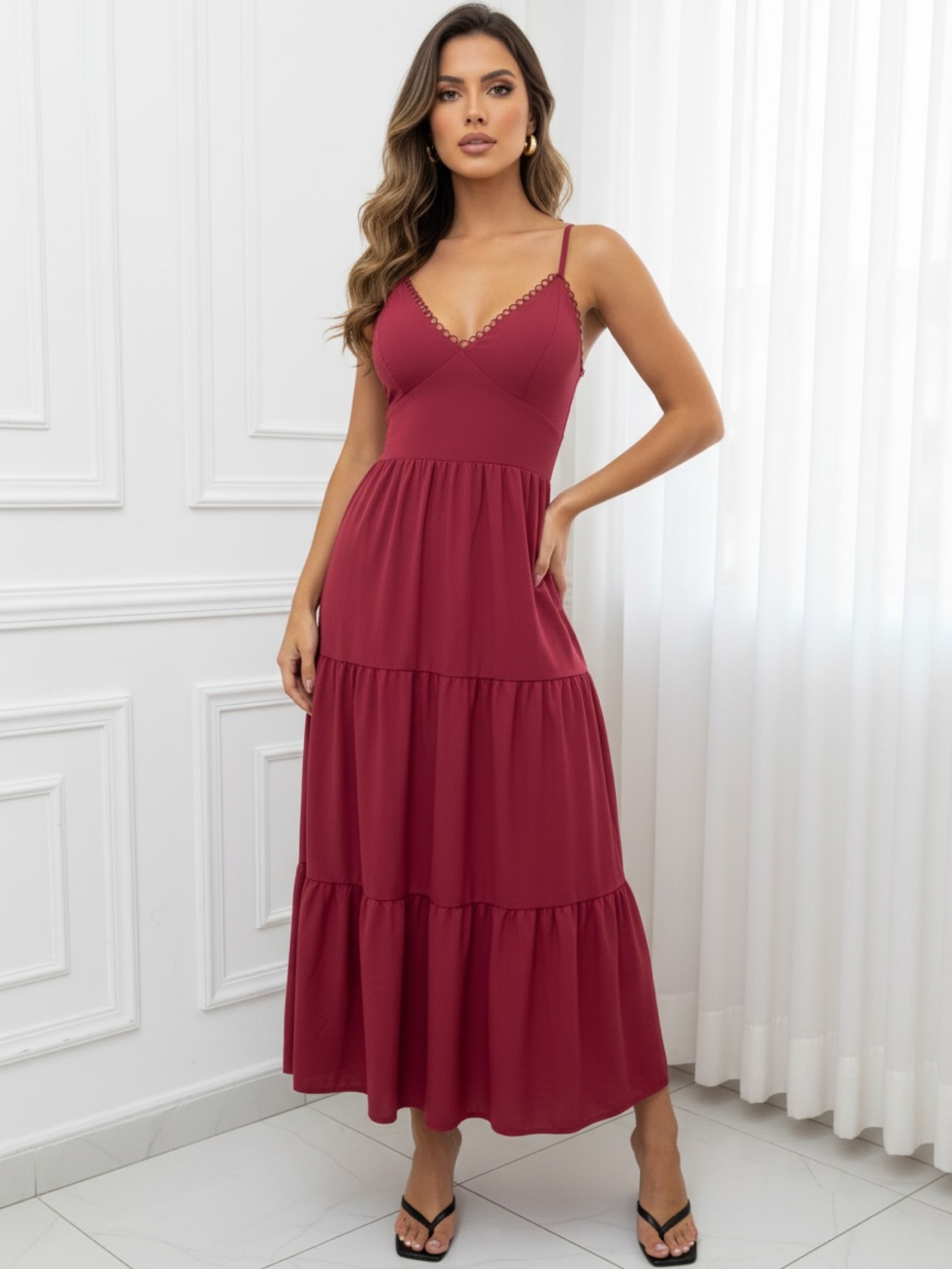 Vestido midi Maria