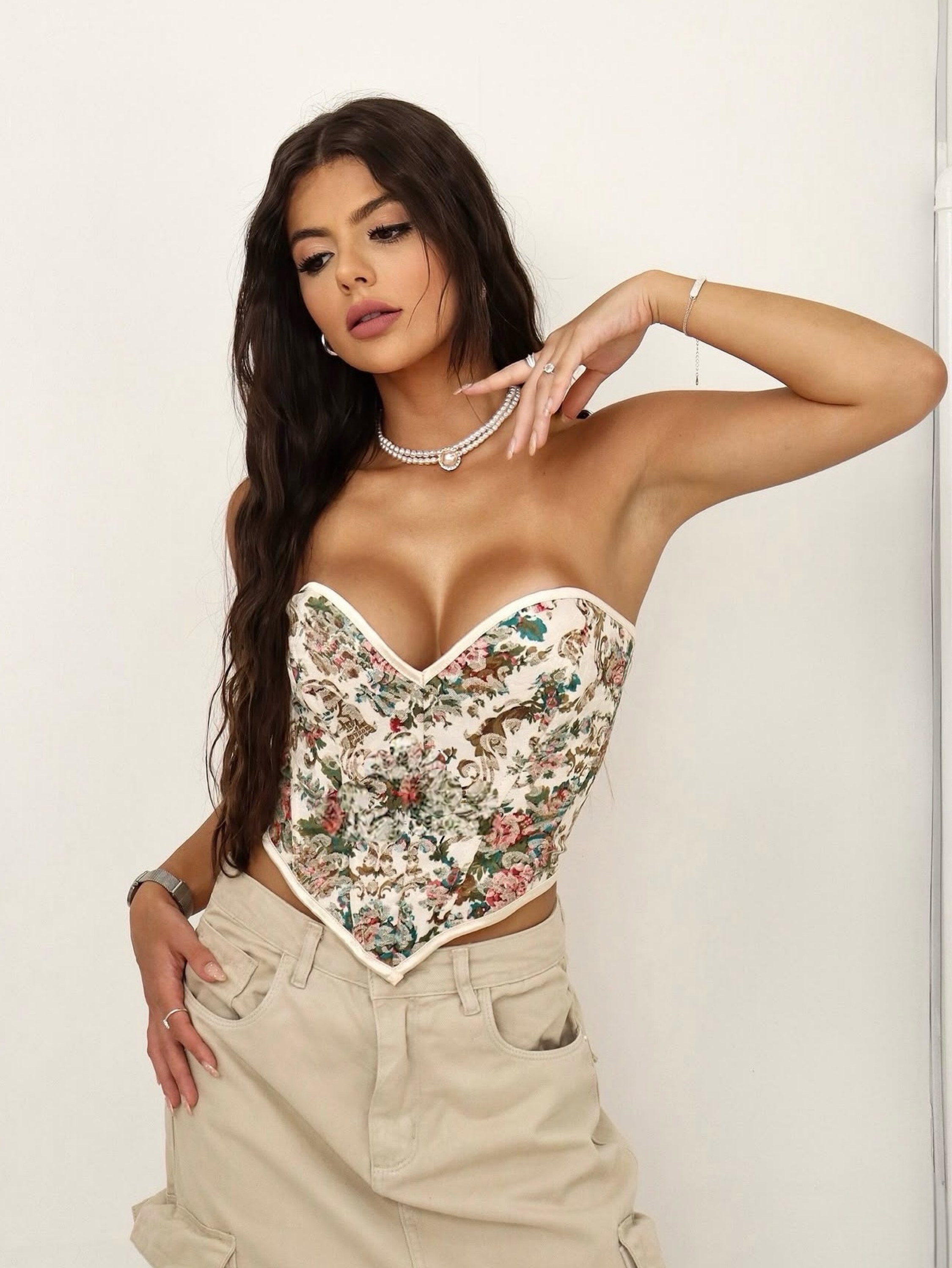 Corset floral Sandy