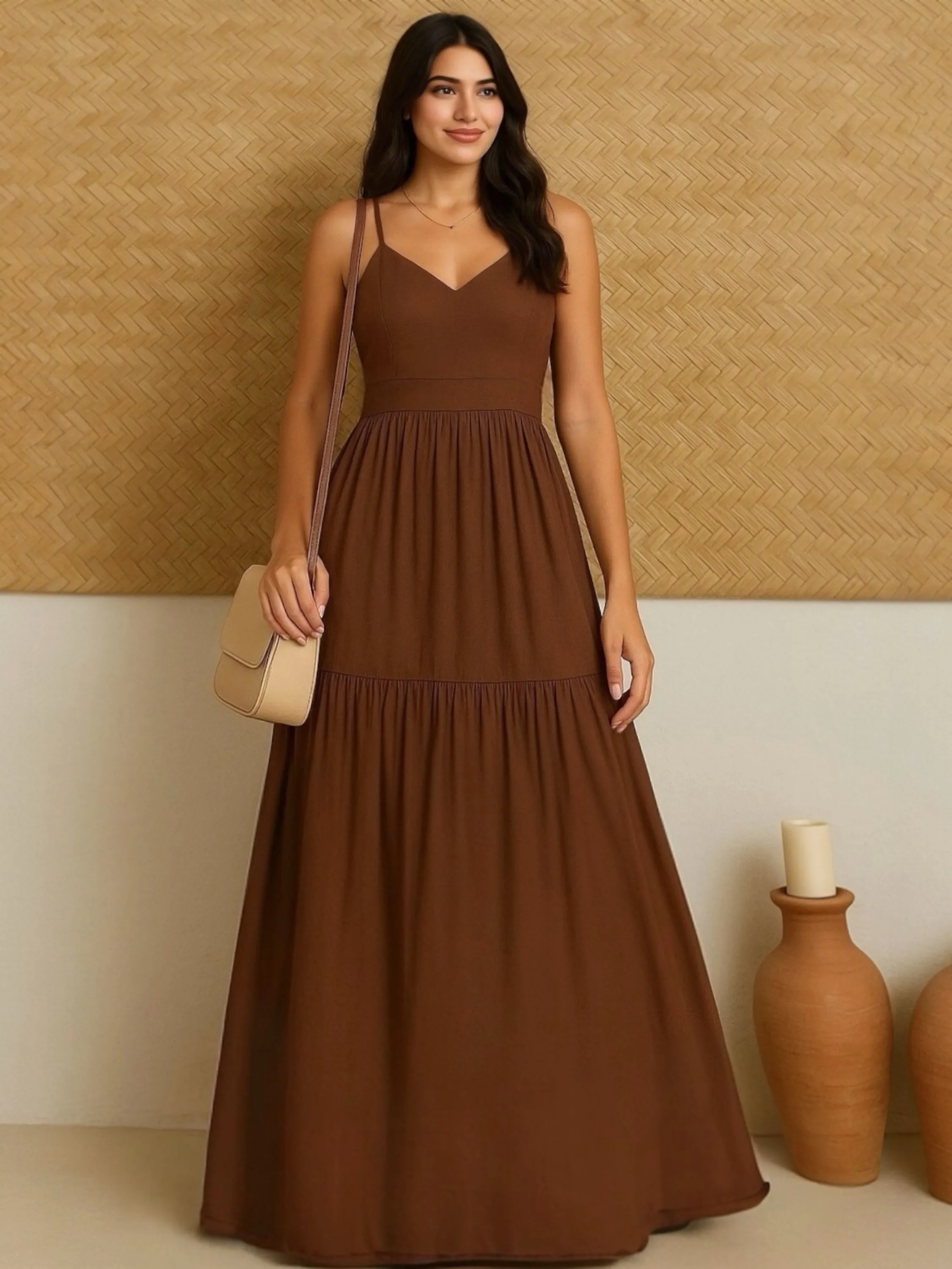 Vestido Gabrieli liso