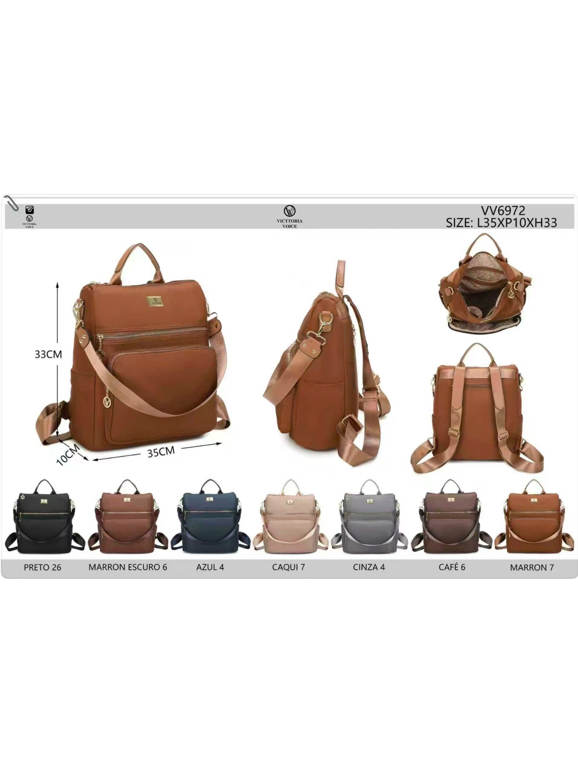 mochila nylon 6972