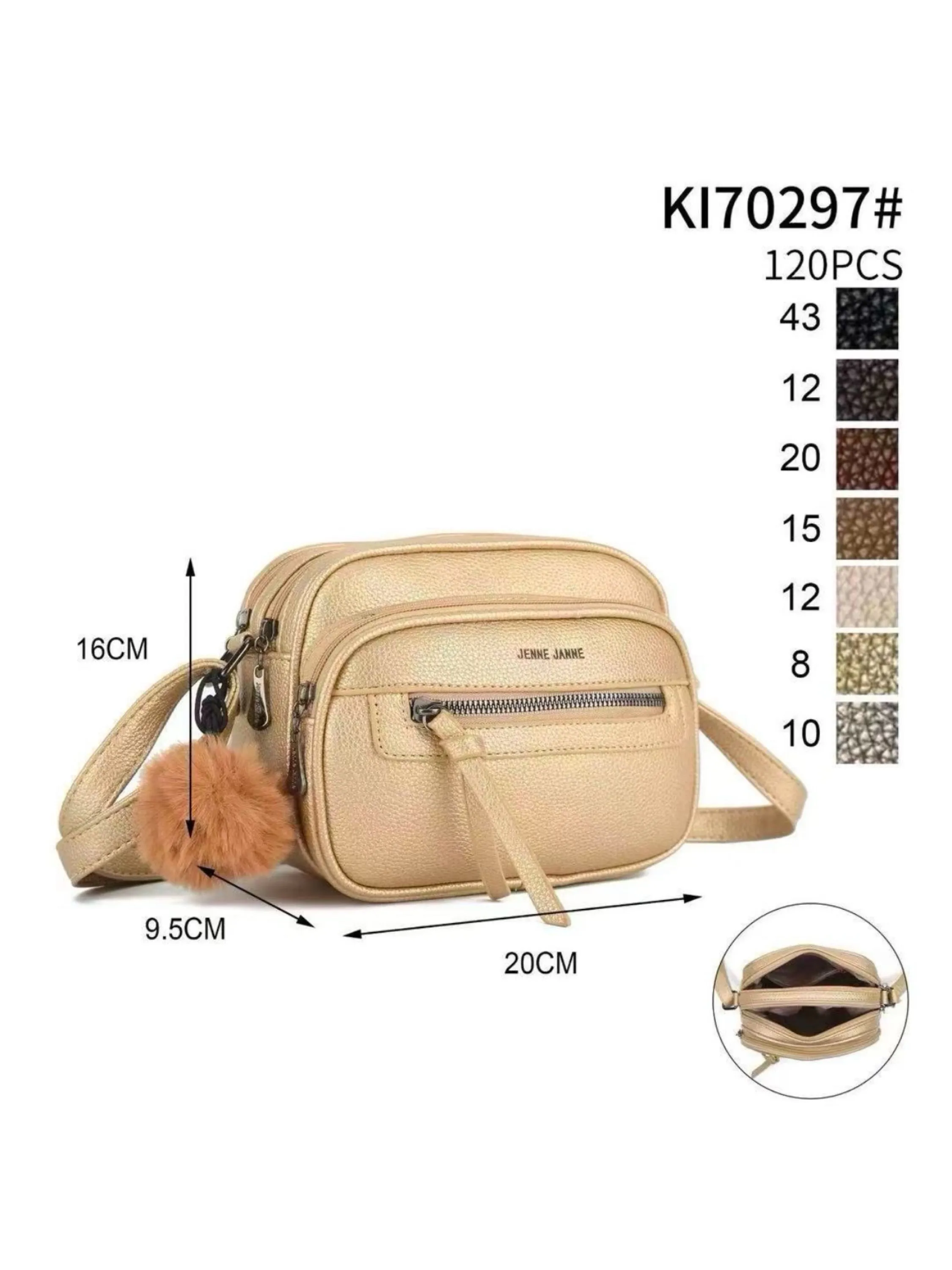 bolsa com pompom 70297