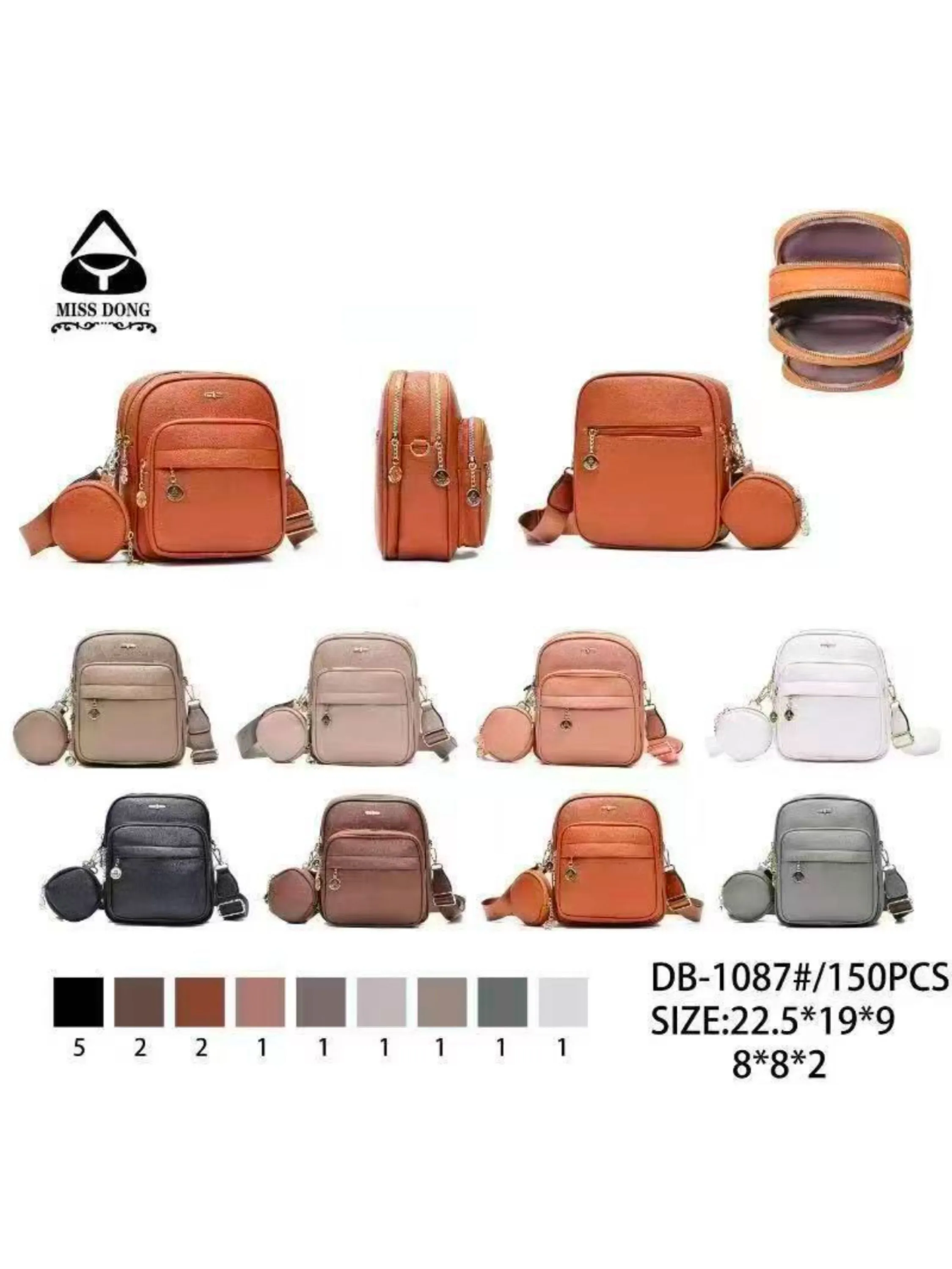 bolsa feminina com carteira 1087