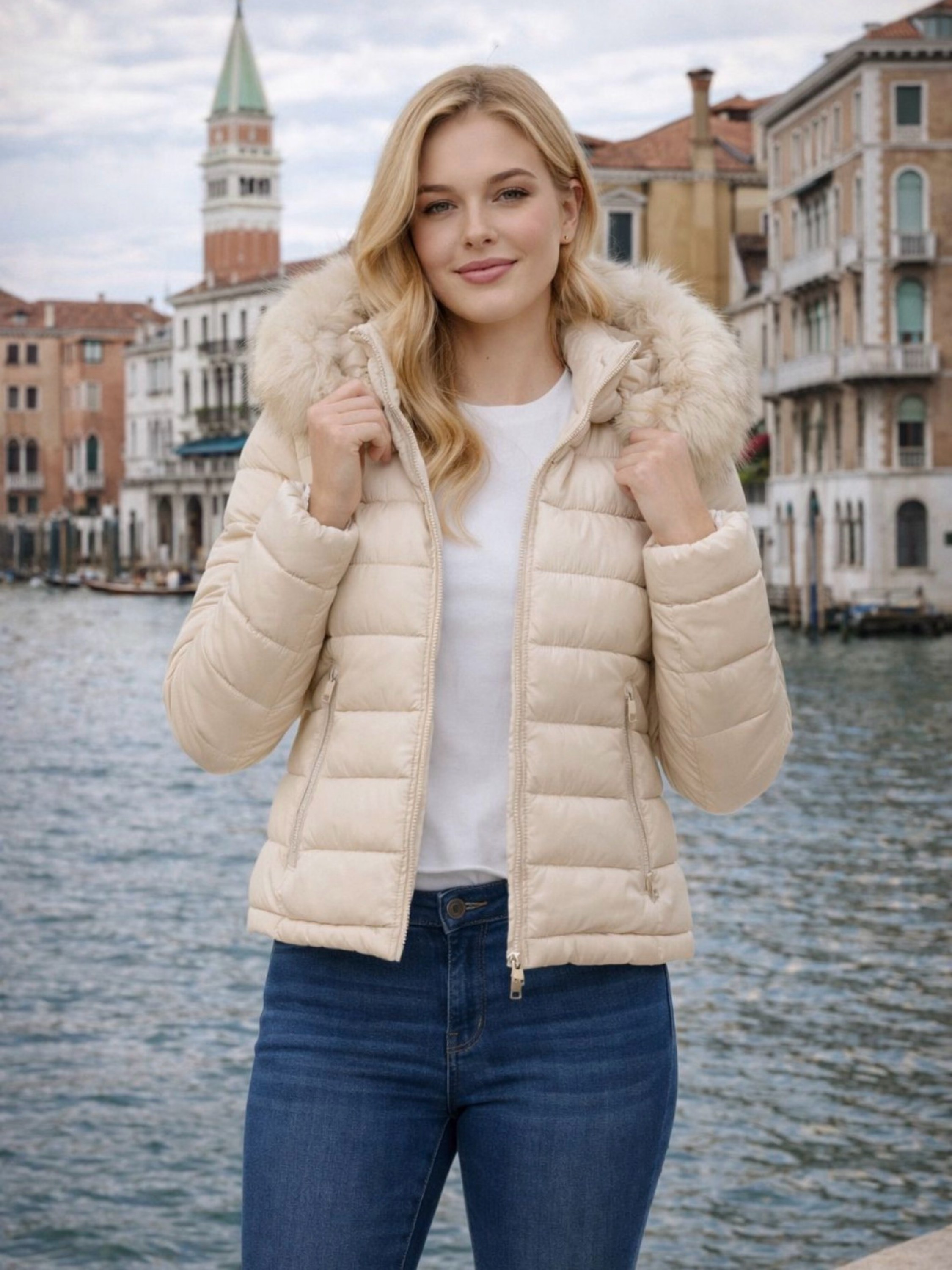 Jaqueta gominho forrada feminina