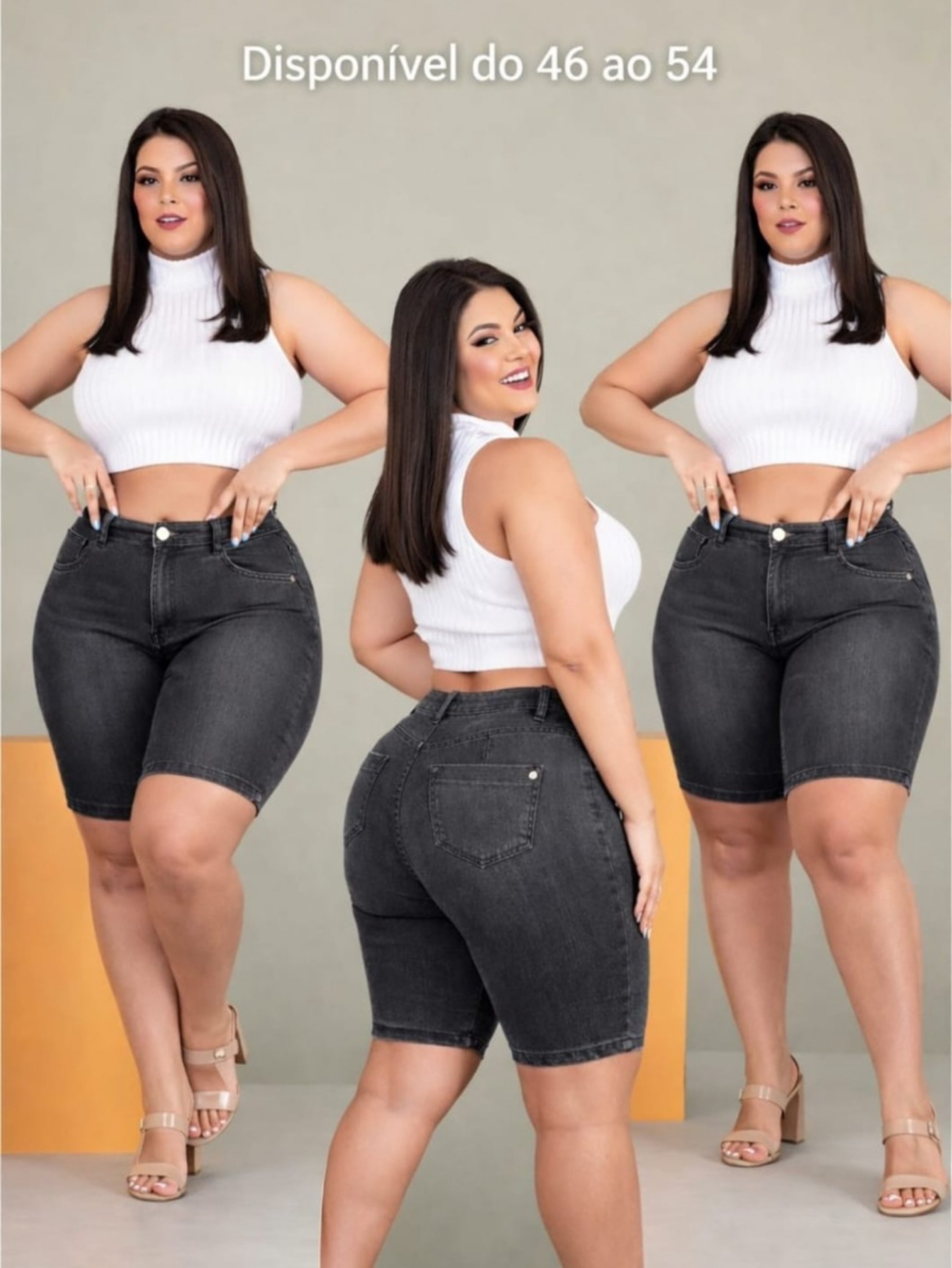 Pedal plus size feminino