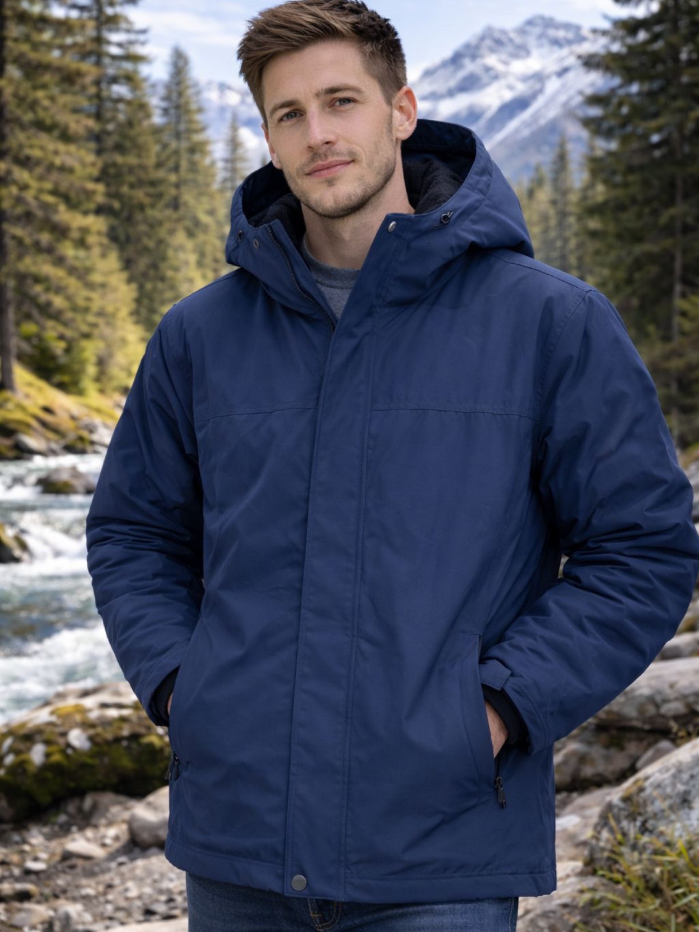 Jaqueta nylon masculina