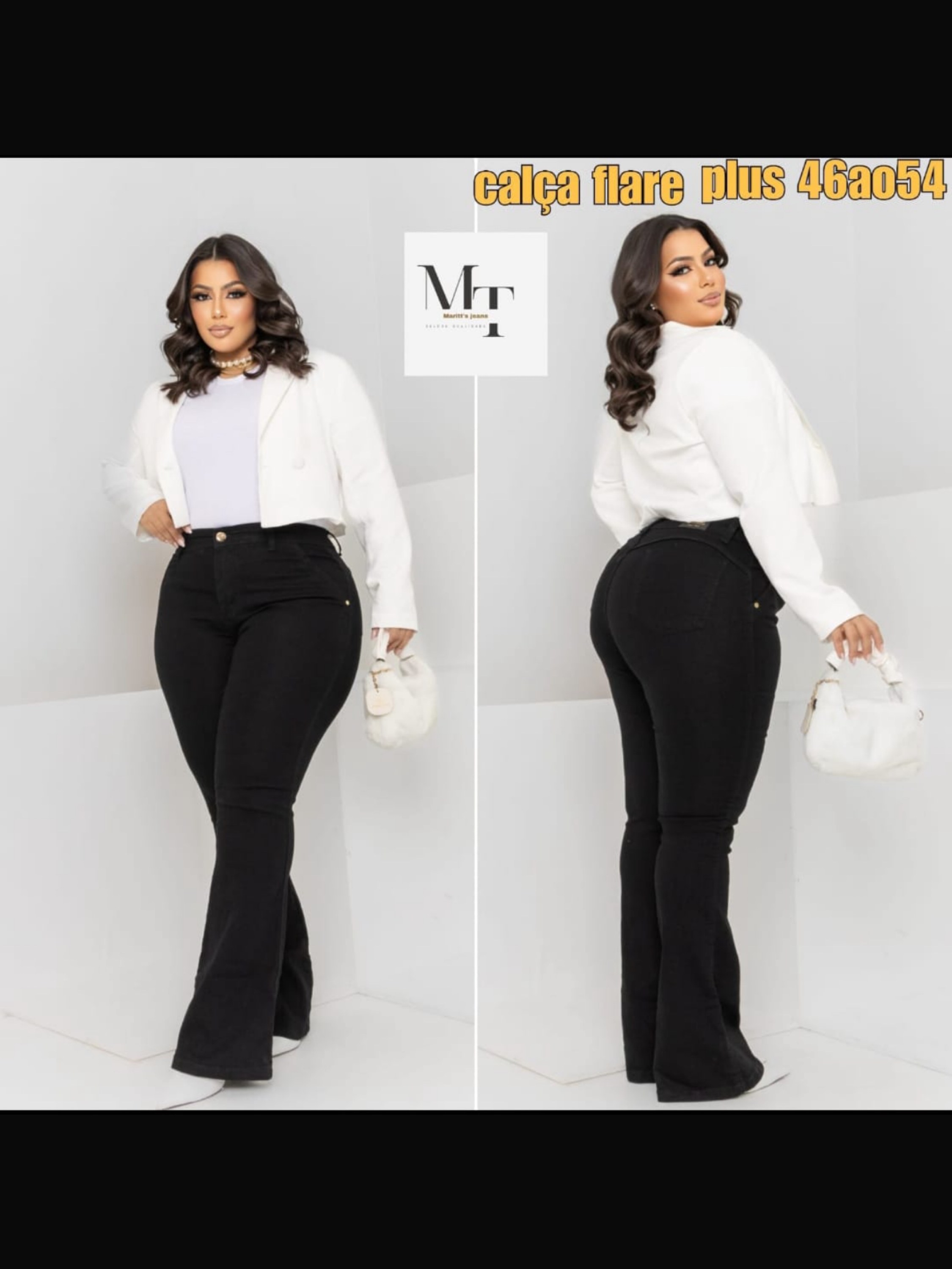 Calça Flare plus size