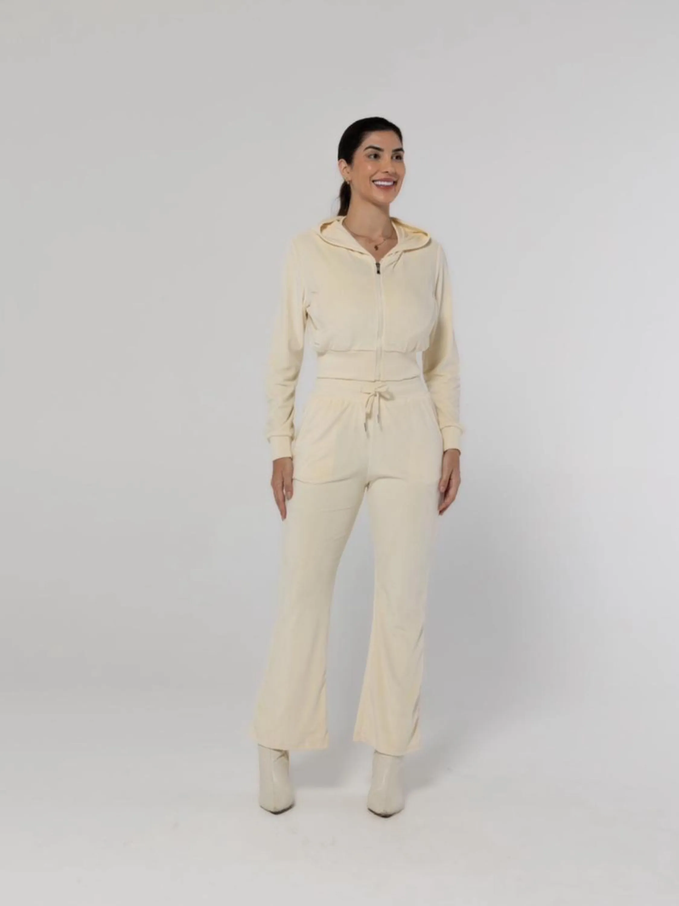 Conjunto veludo feminino