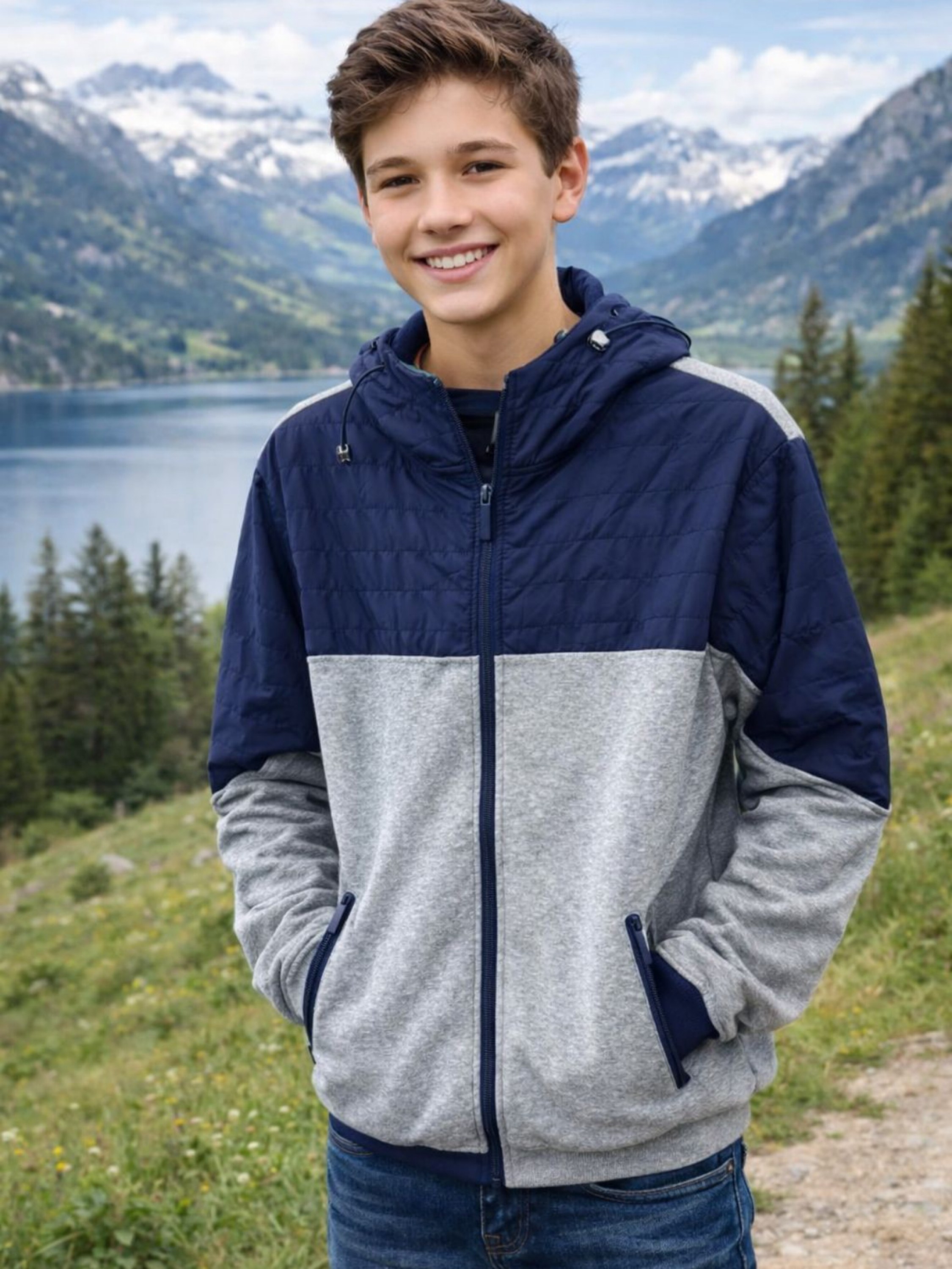 Jaqueta moletom masculino