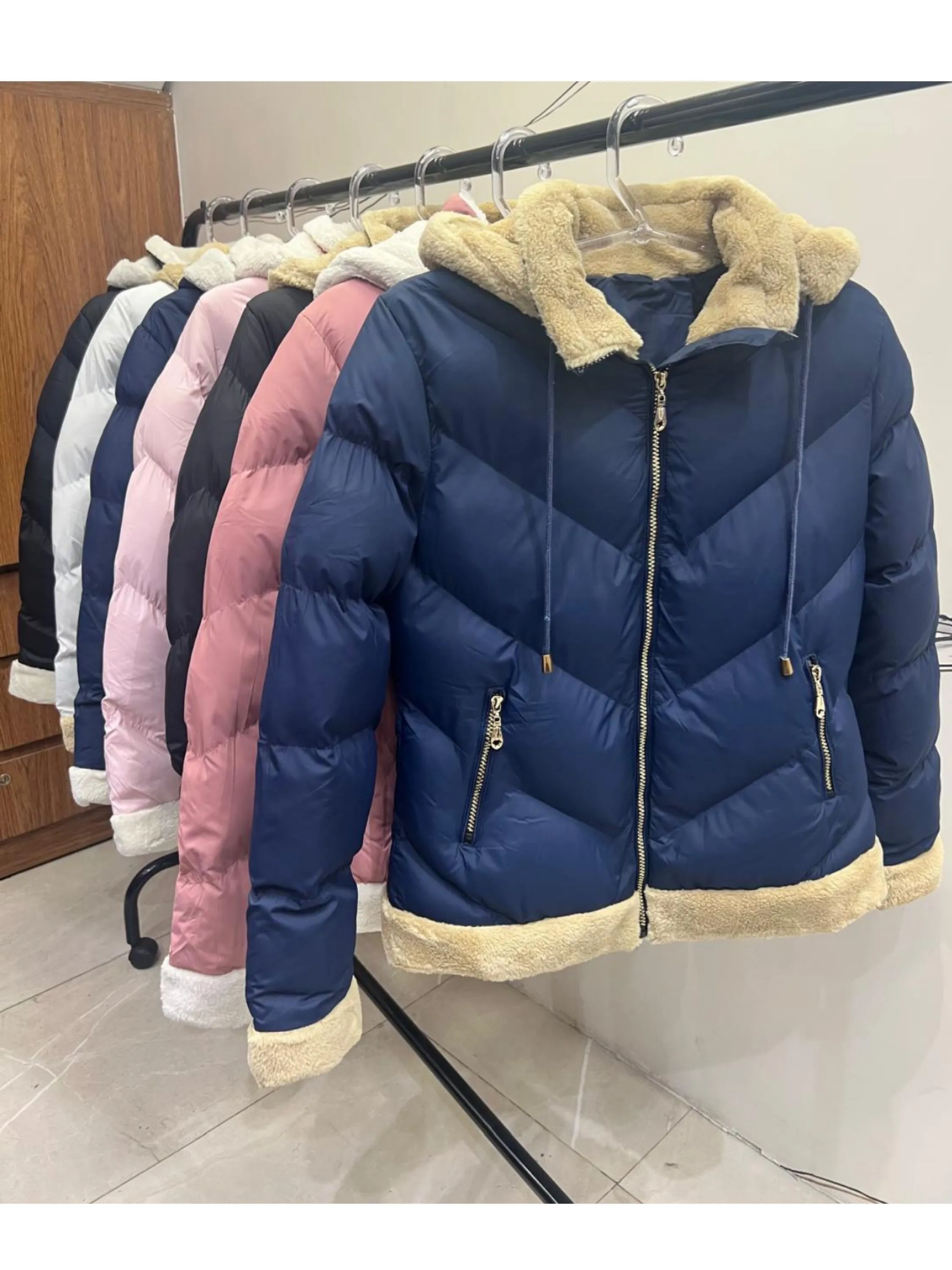 Jaqueta nylon forra