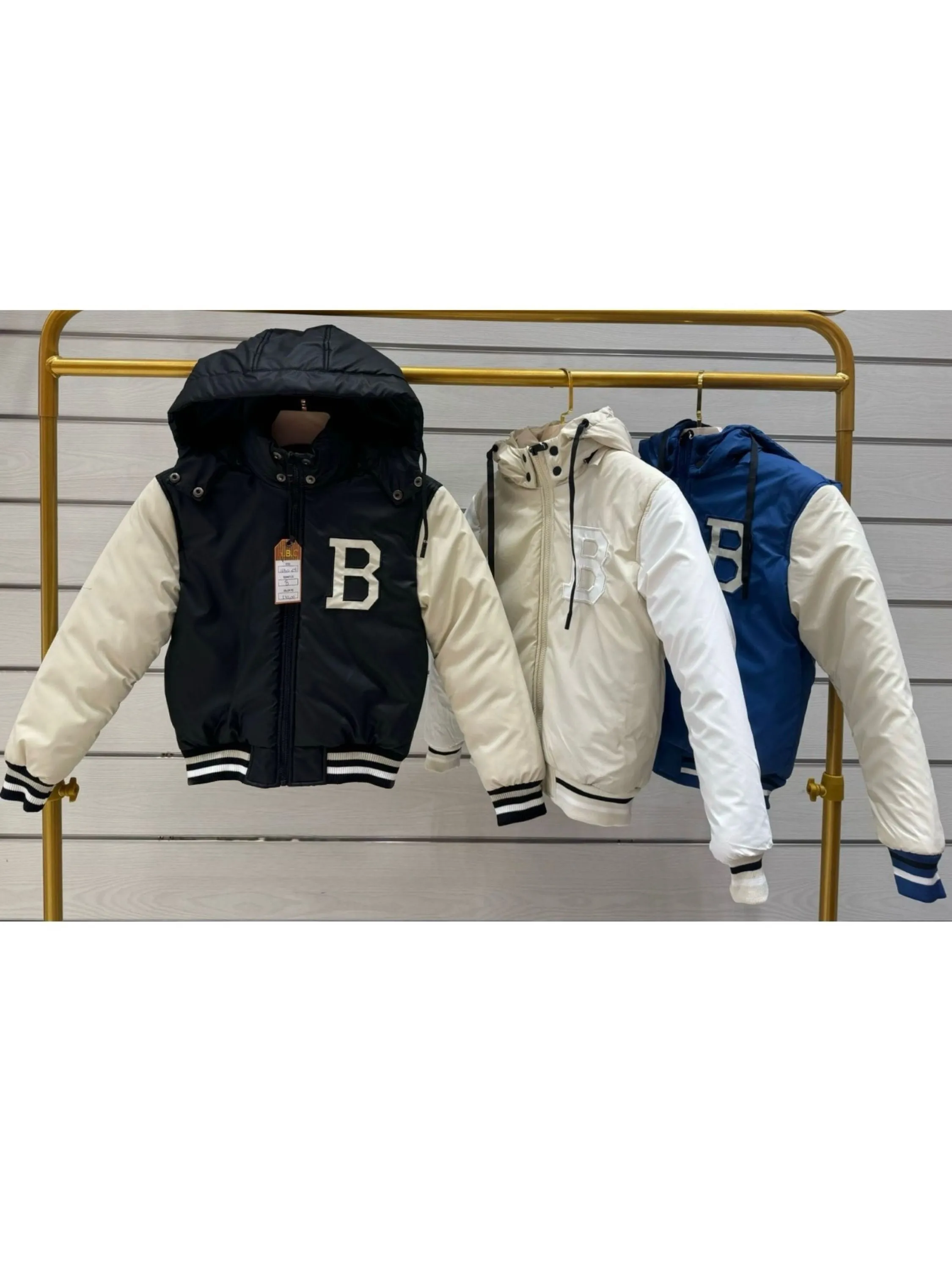 Jaqueta nylon forrada infantil menino