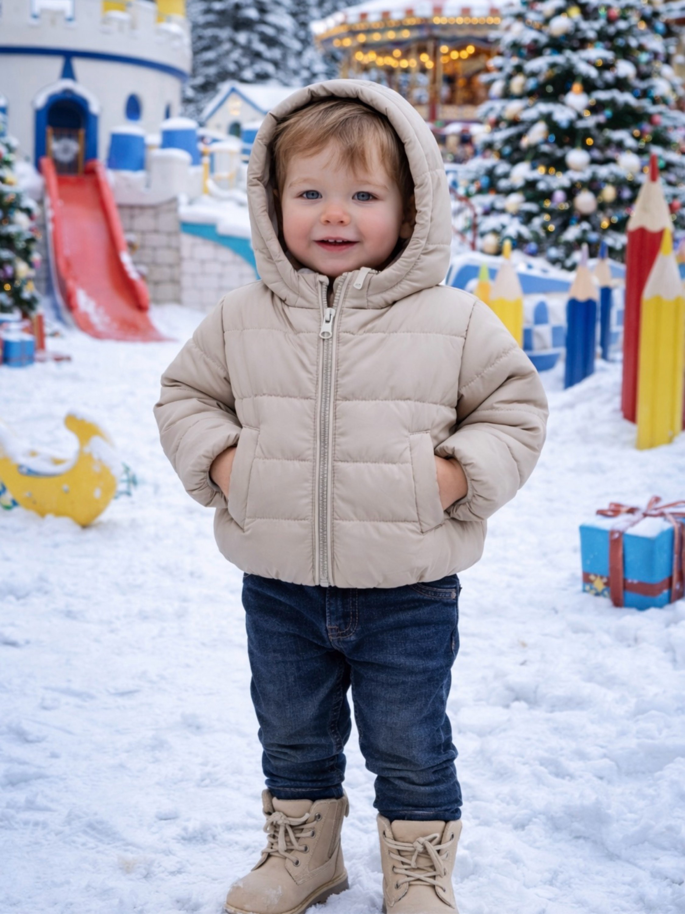 Jaqueta nylon infantil menino