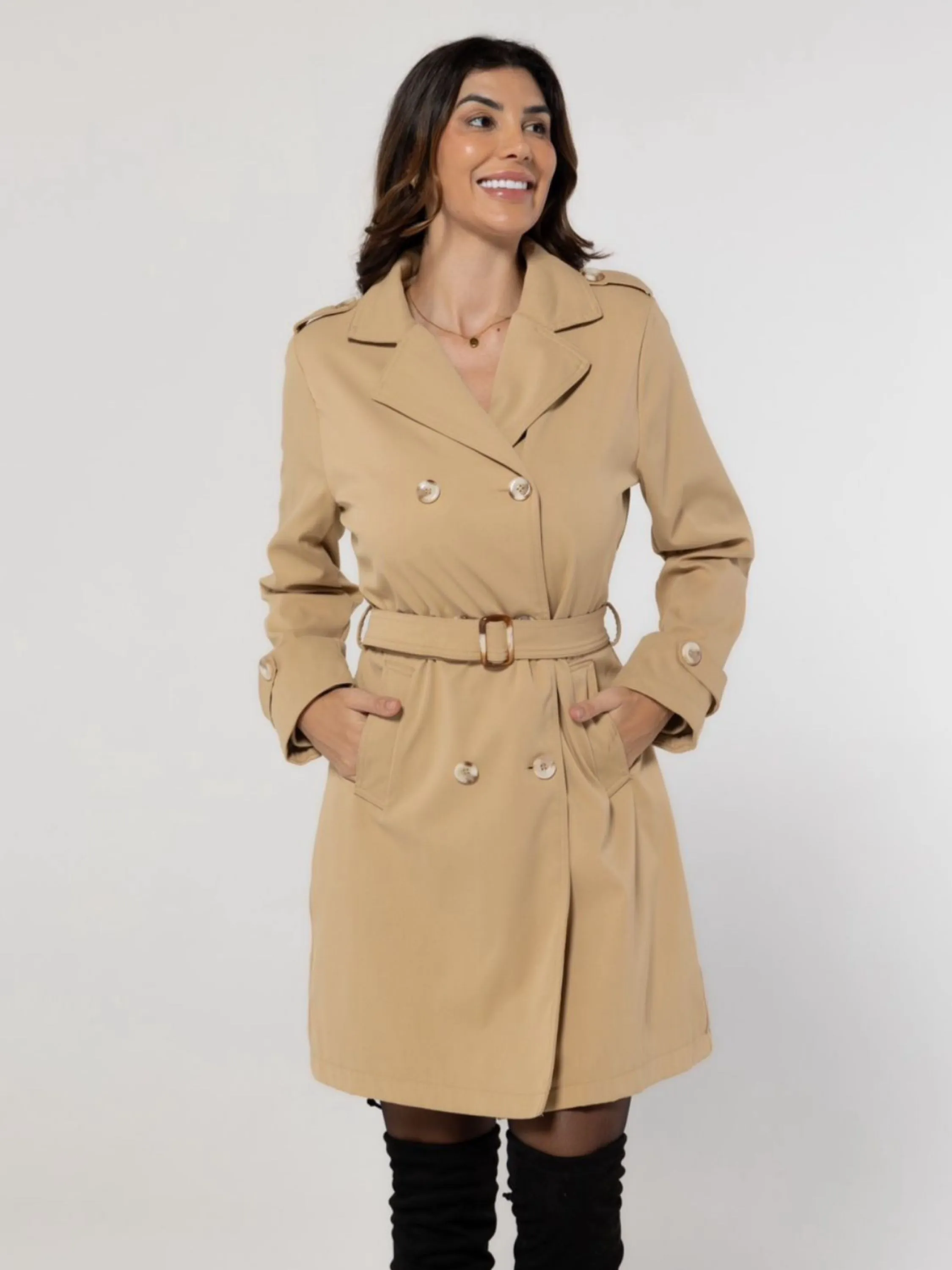 Sobretudo trench coat