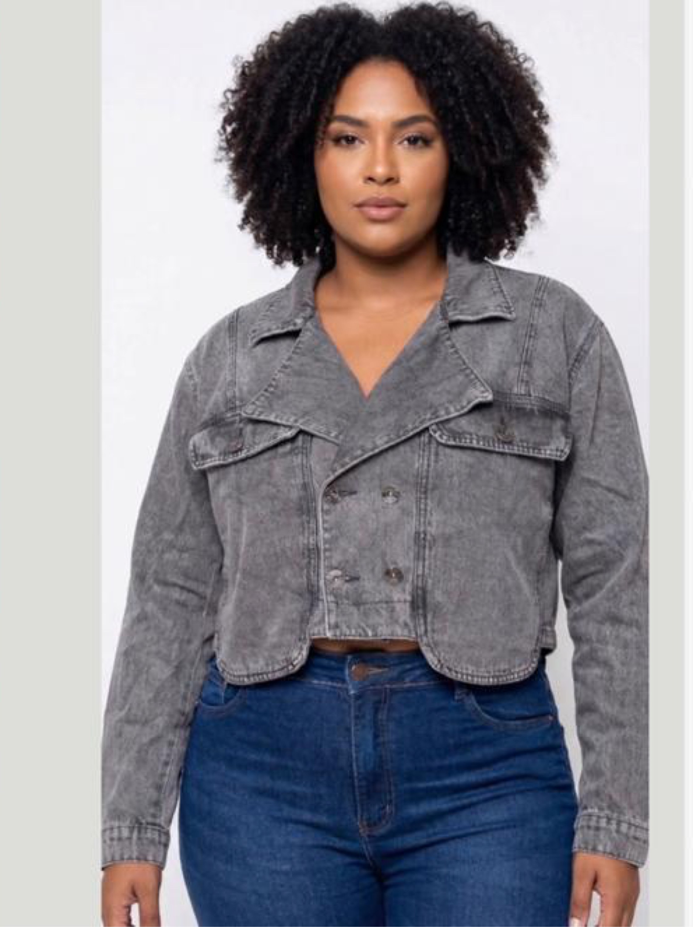 Jaqueta plus size