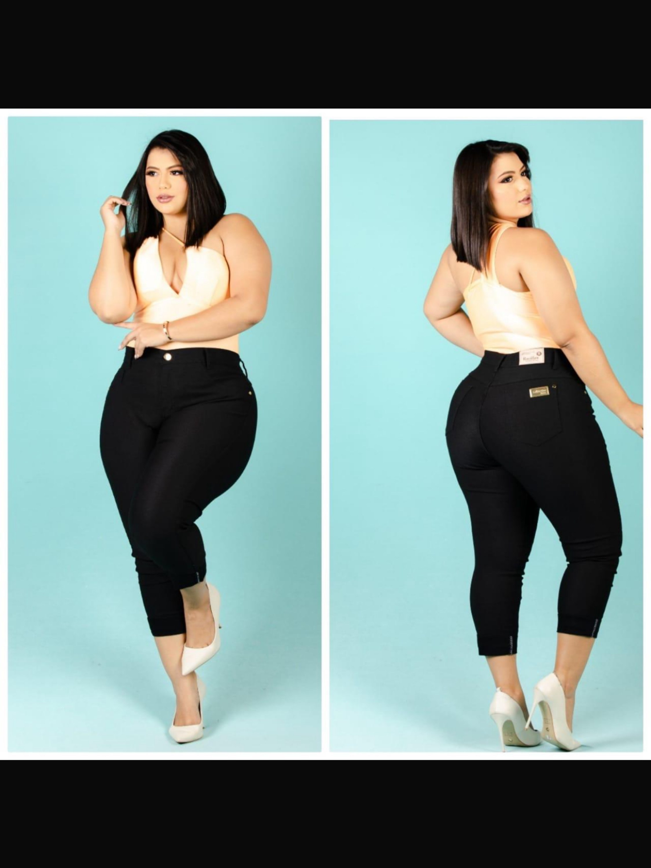 Calça Capri plus size