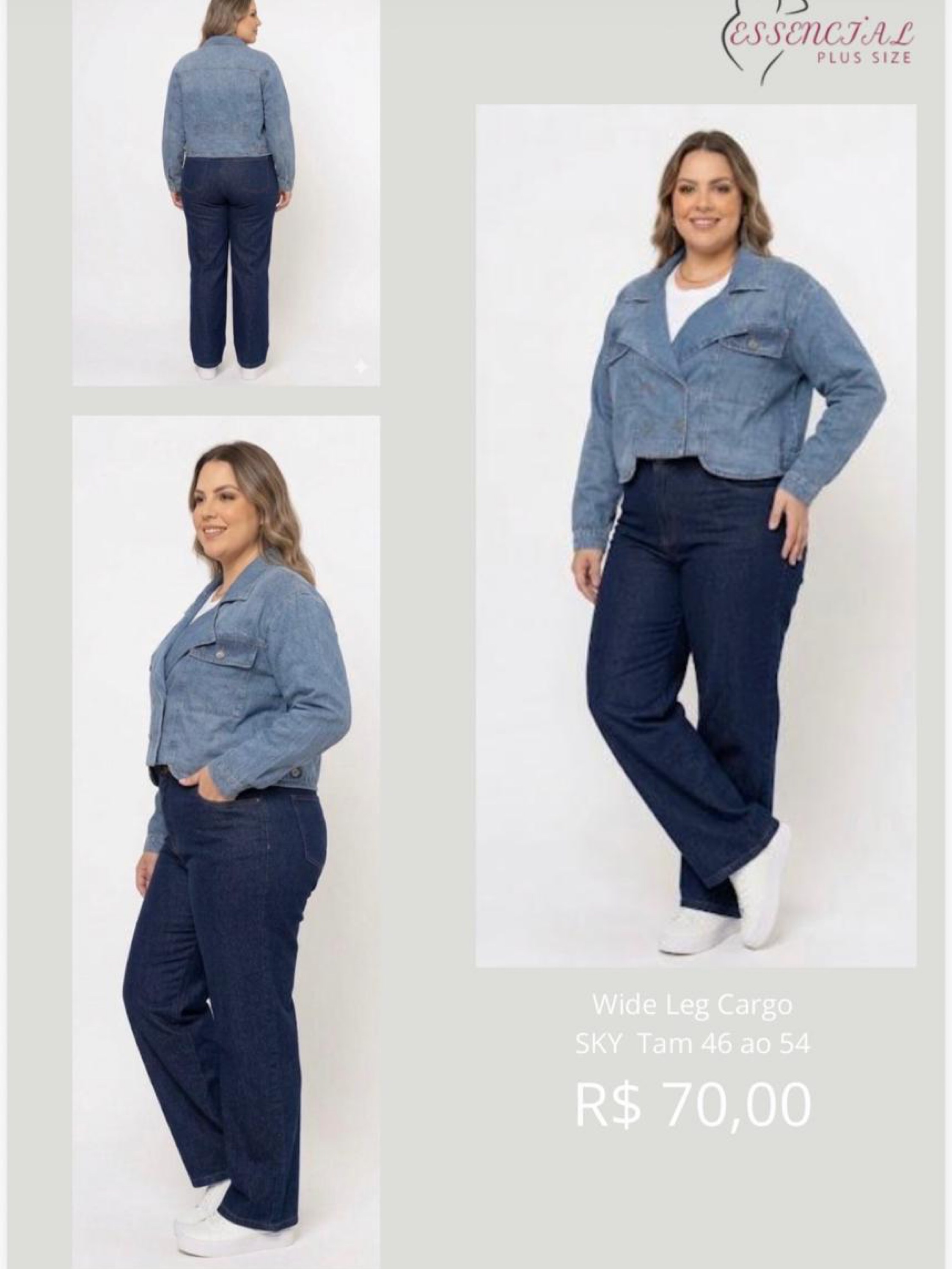 Jaqueta jeans feminina