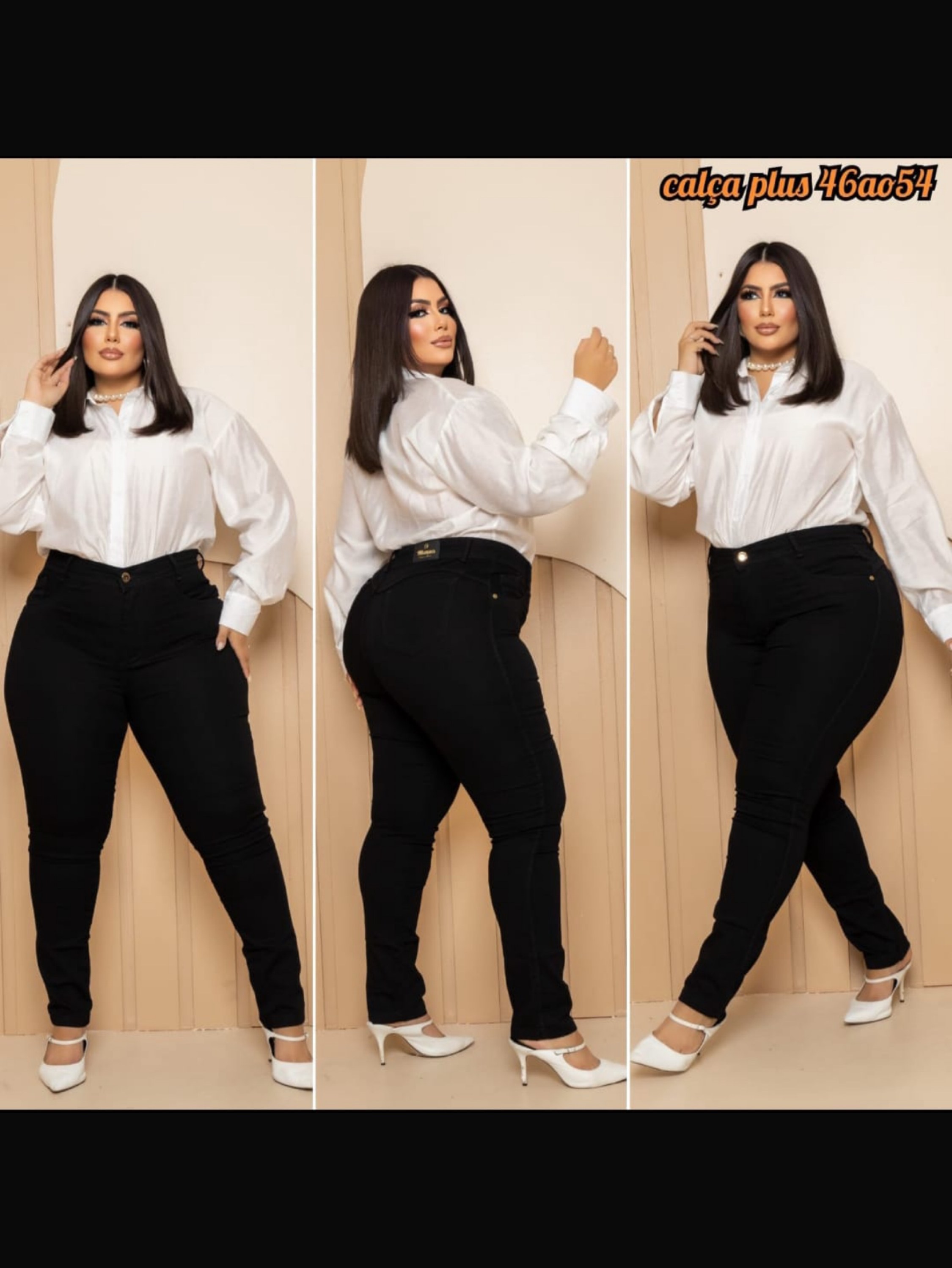 Calça skinny plus size